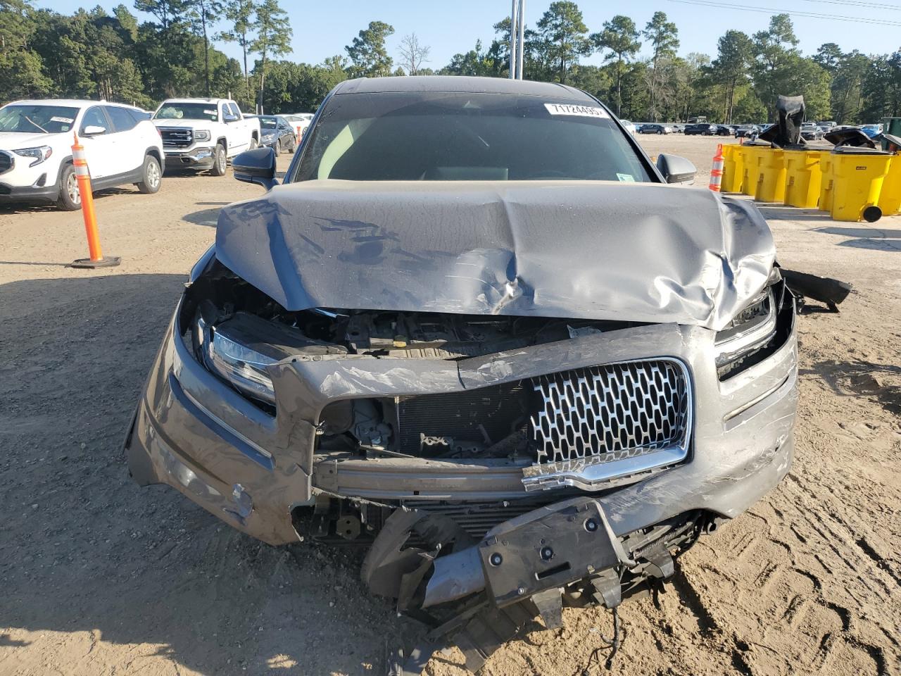 2021 Lincoln Nautilus Gray vin: 2LMPJ6J91MBL00503