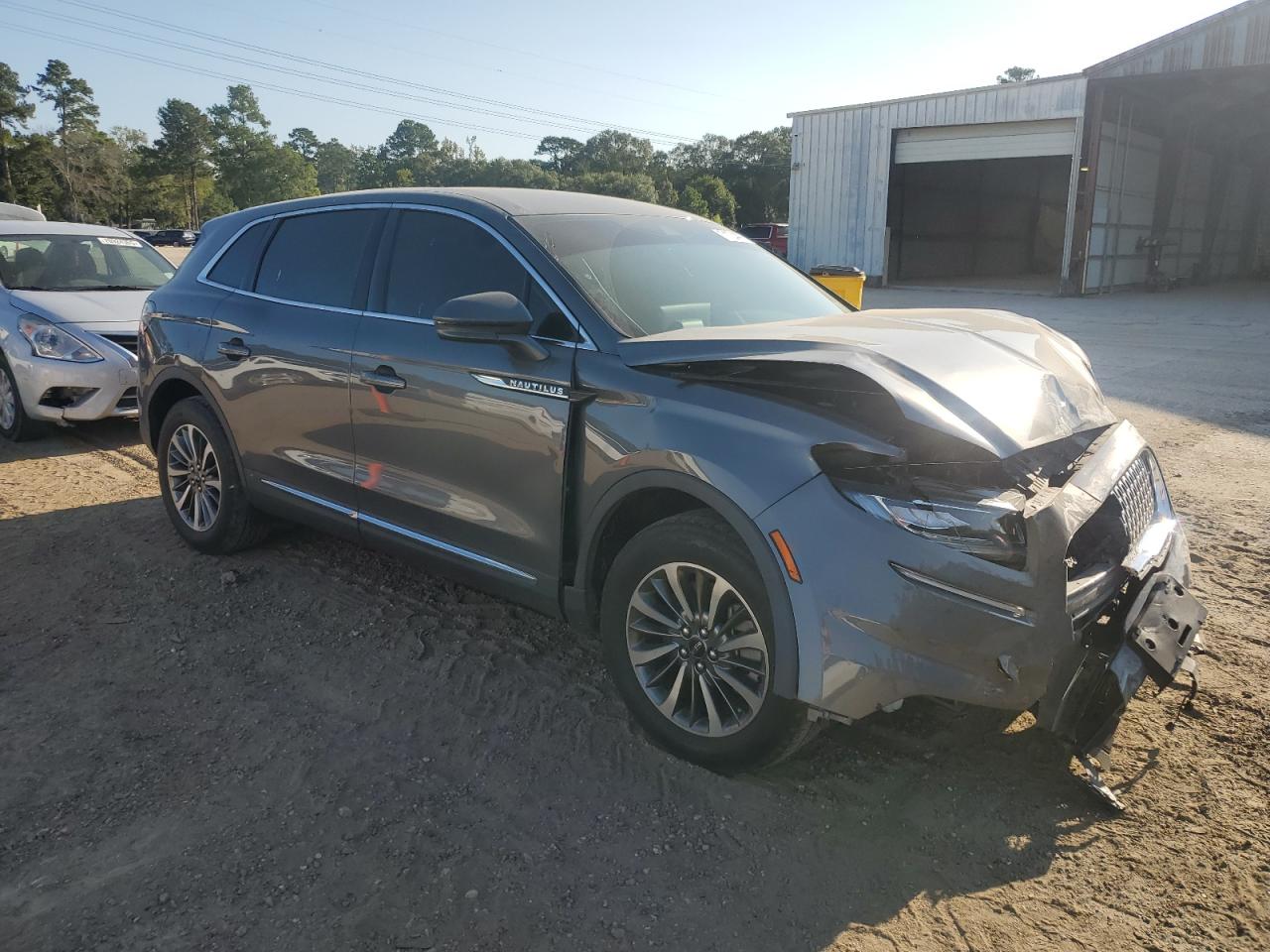 2021 Lincoln Nautilus Gray vin: 2LMPJ6J91MBL00503