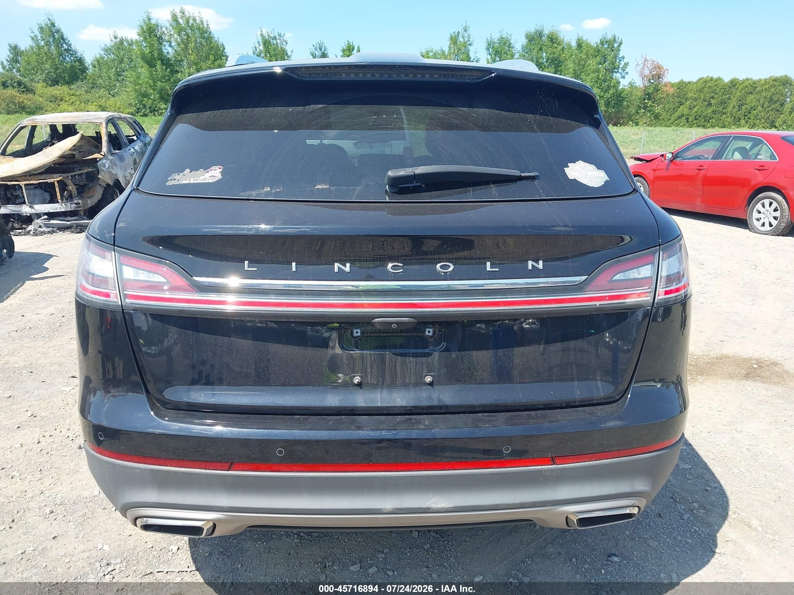 2020 Lincoln Nautilus Standard Black vin: 2LMPJ6J93LBL30567