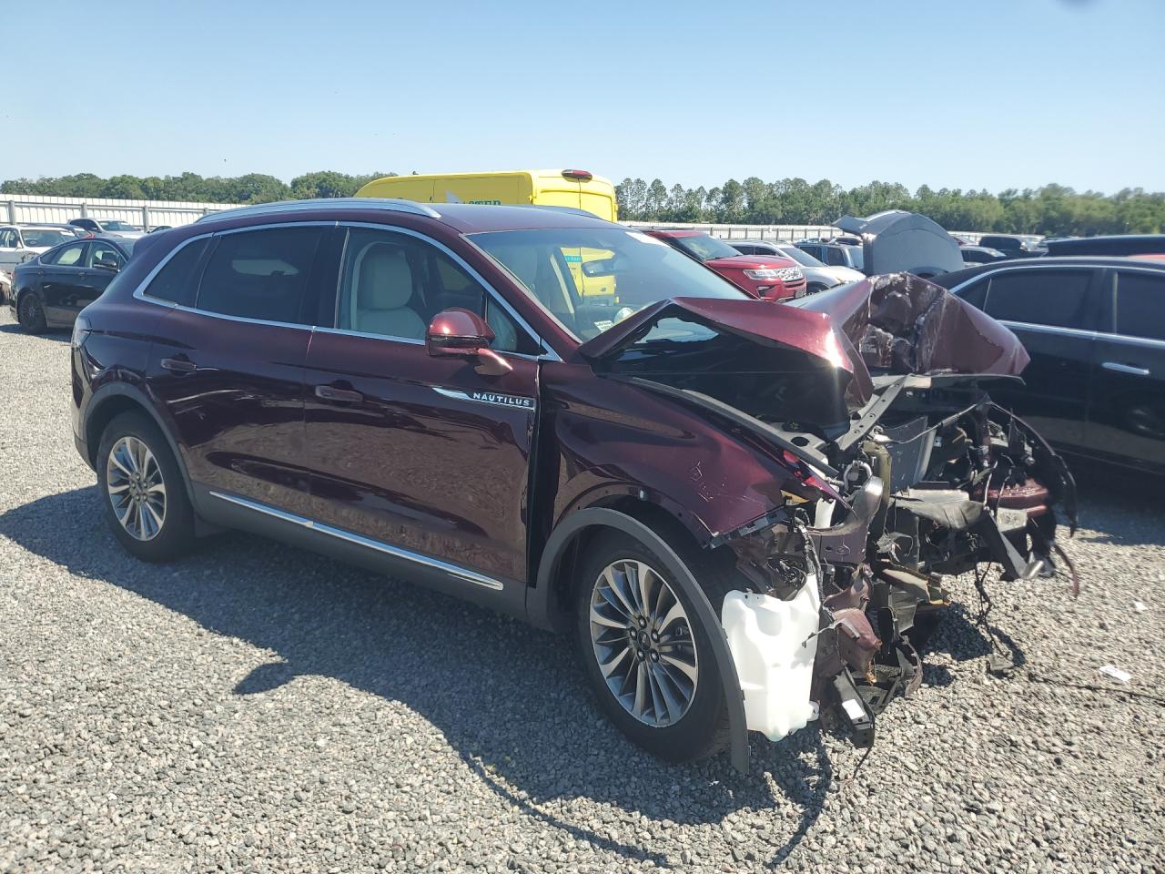 2020 Lincoln Nautilus Burgundy vin: 2LMPJ6J98LBL09214