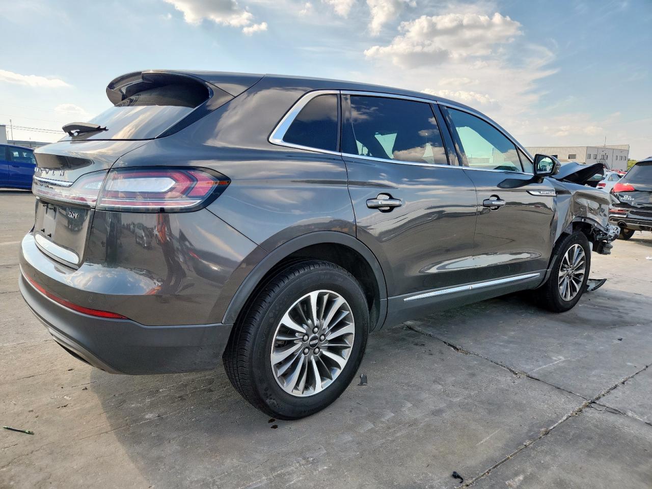 2020 Lincoln Nautilus Reserve Gray vin: 2LMPJ6K91LBL14060