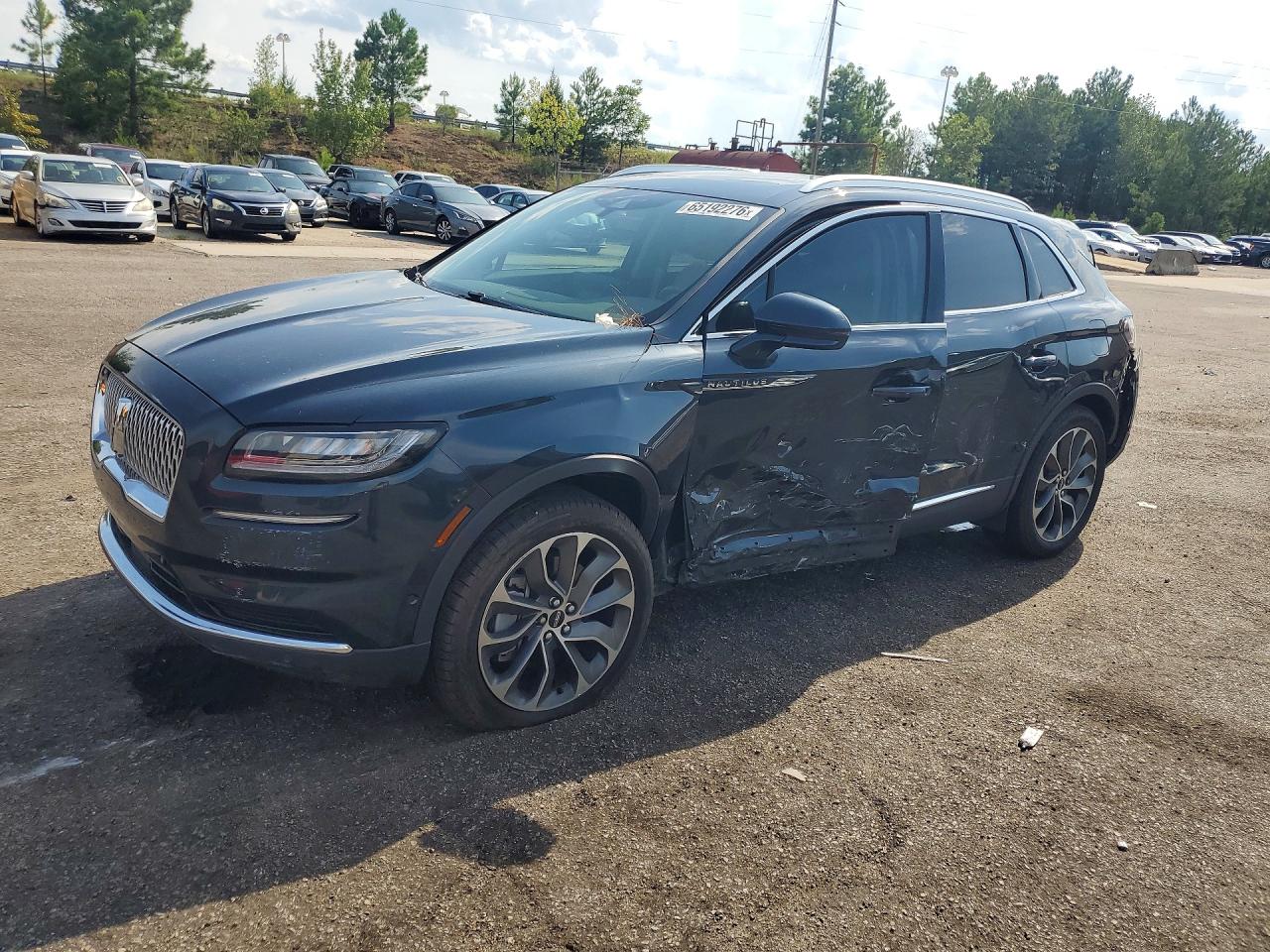 2022 Lincoln Nautilus Reserve Blue vin: 2LMPJ6K91NBL25790
