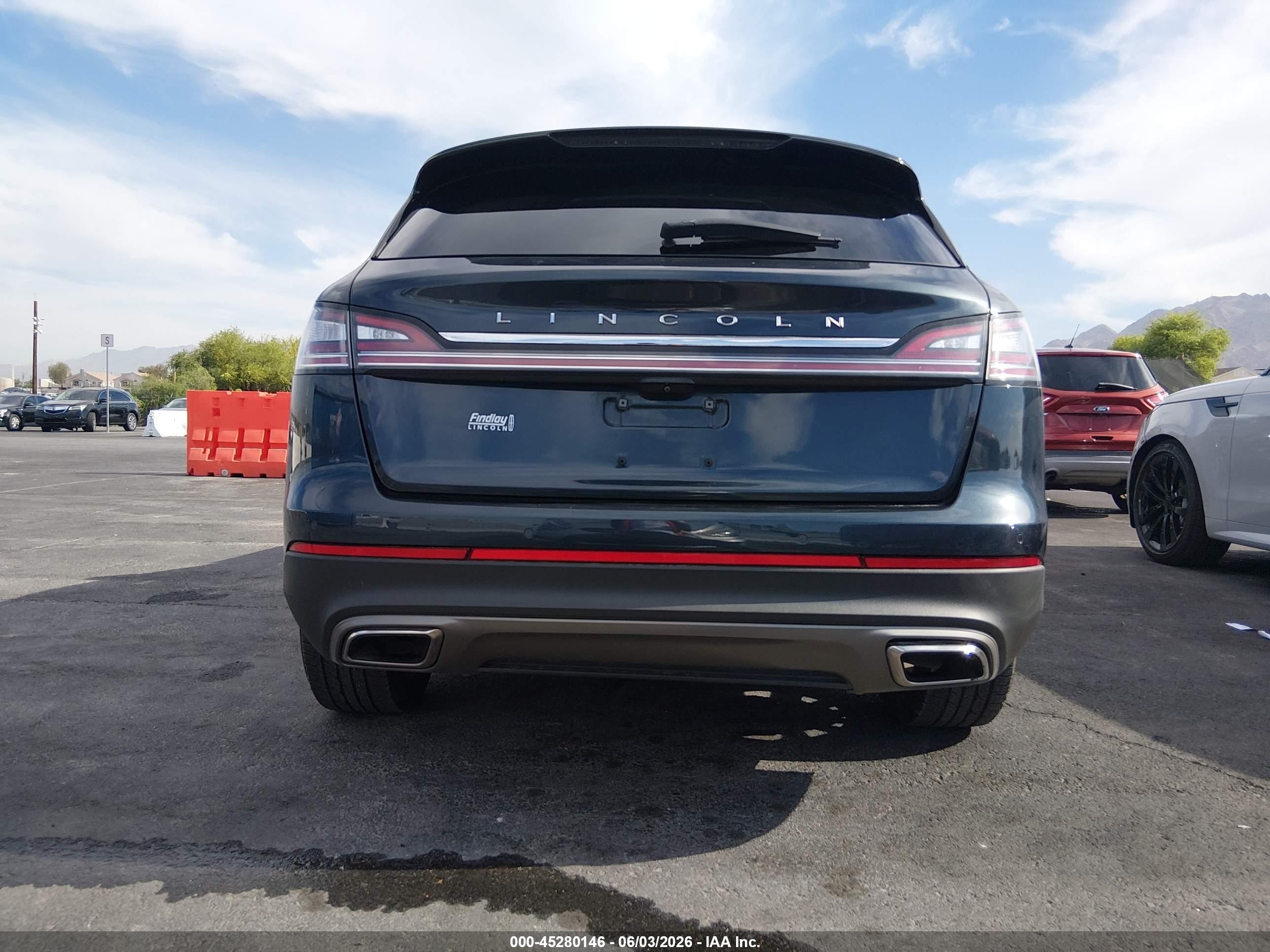 2021 Lincoln Nautilus Reserve Black vin: 2LMPJ6K92MBL00895