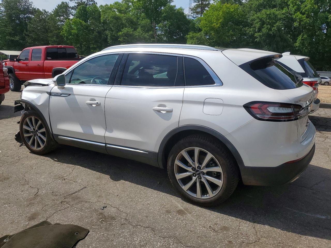 2019 Lincoln Nautilus Select White vin: 2LMPJ6K97KBL41021