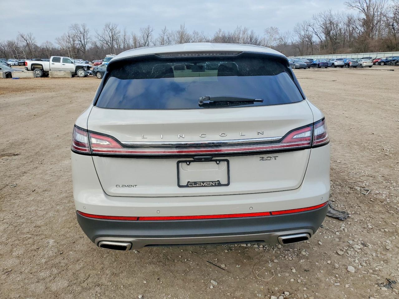 2020 Lincoln Nautilus Reserve White vin: 2LMPJ6K97LBL11857