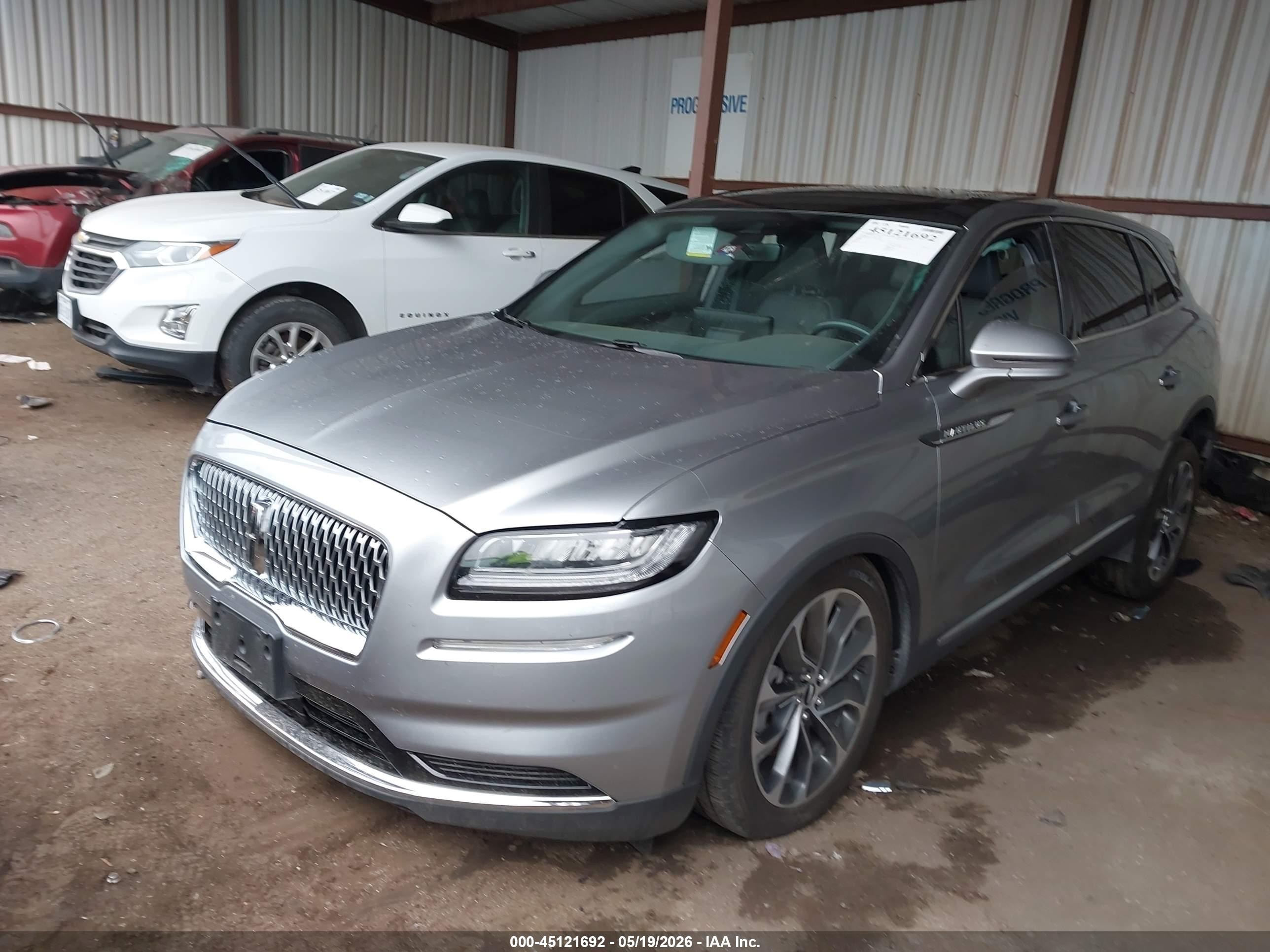 2021 Lincoln Nautilus Reserve Silver vin: 2LMPJ6K9XMBL09019