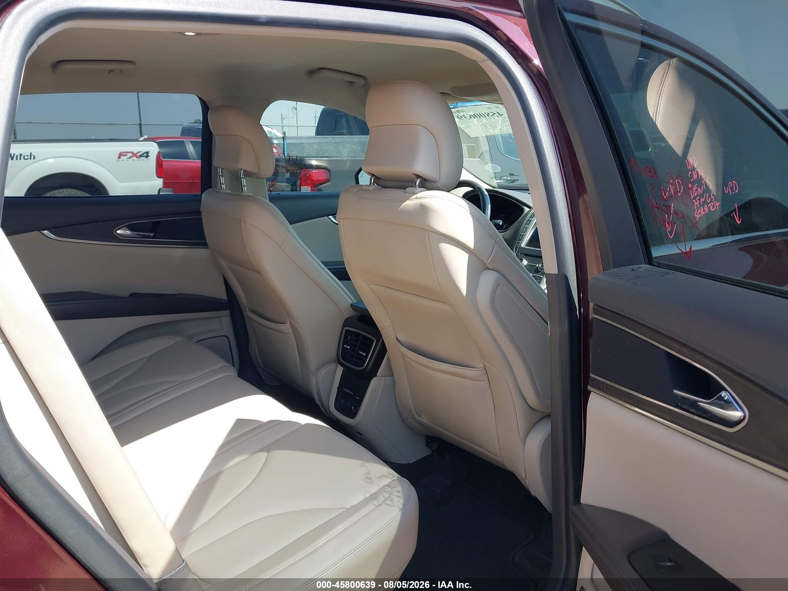 2017 Lincoln Mkx Select Maroon vin: 2LMPJ6KR8HBL13804