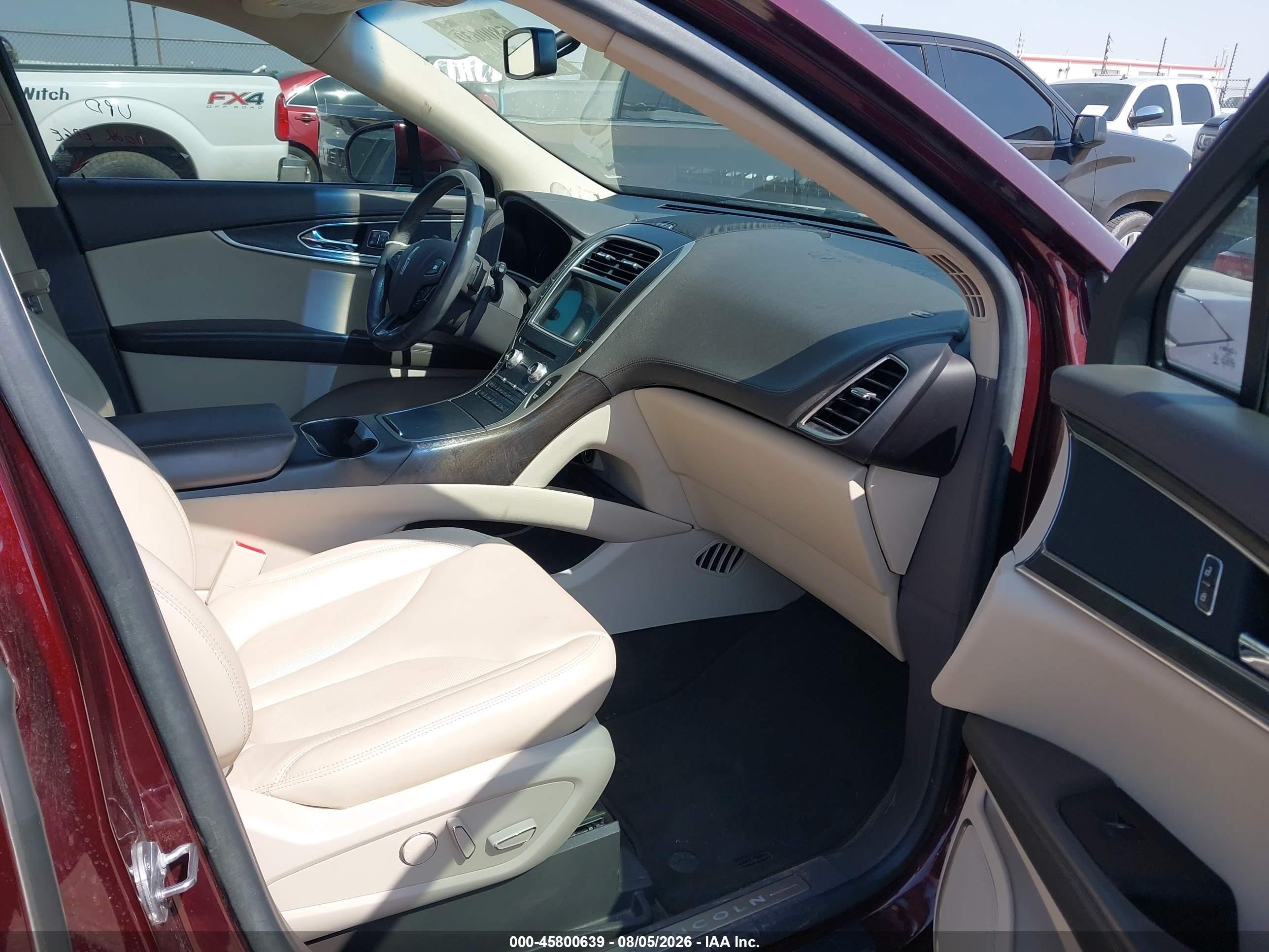 2017 Lincoln Mkx Select Maroon vin: 2LMPJ6KR8HBL13804