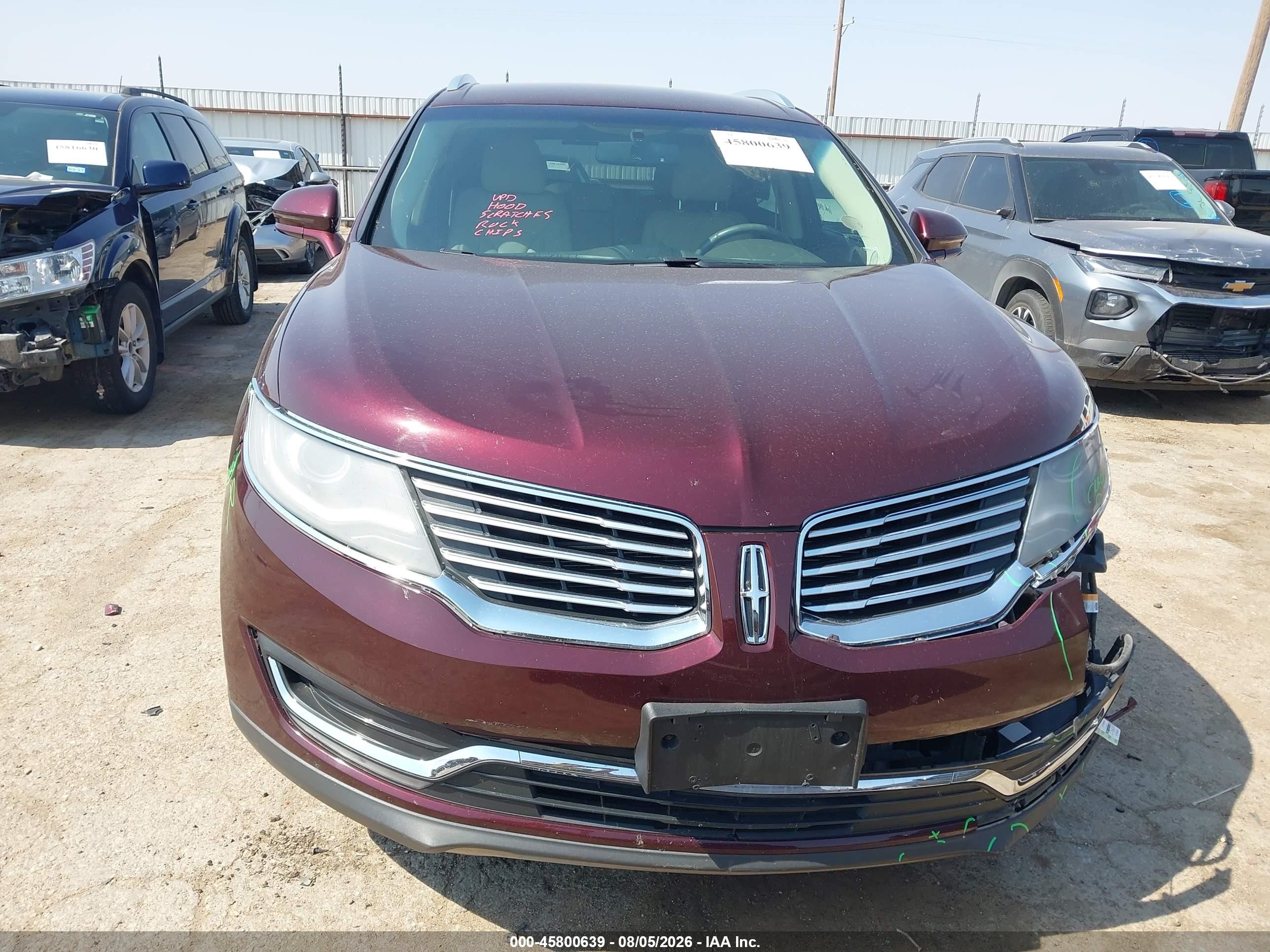 2017 Lincoln Mkx Select Maroon vin: 2LMPJ6KR8HBL13804