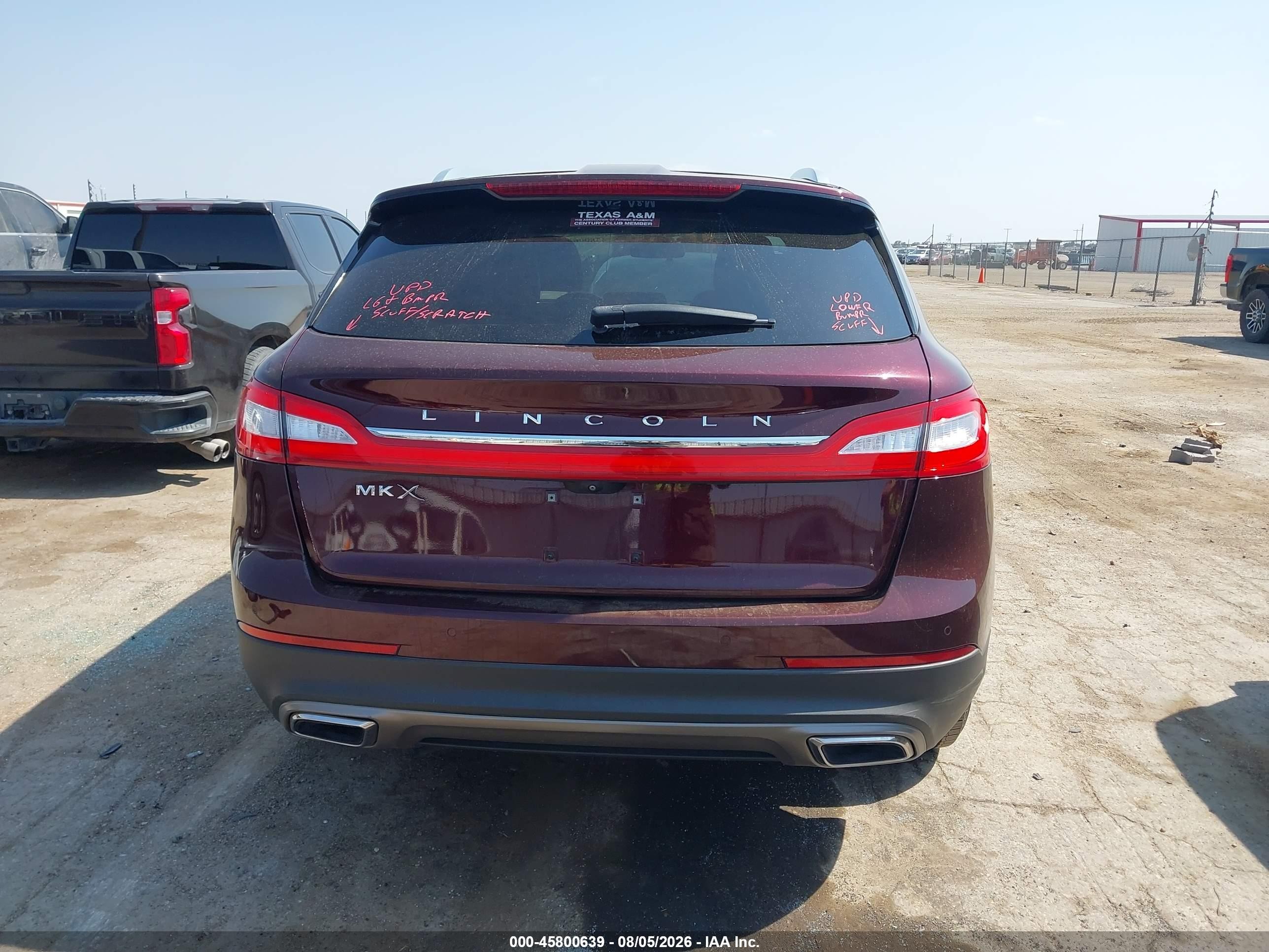 2017 Lincoln Mkx Select Maroon vin: 2LMPJ6KR8HBL13804