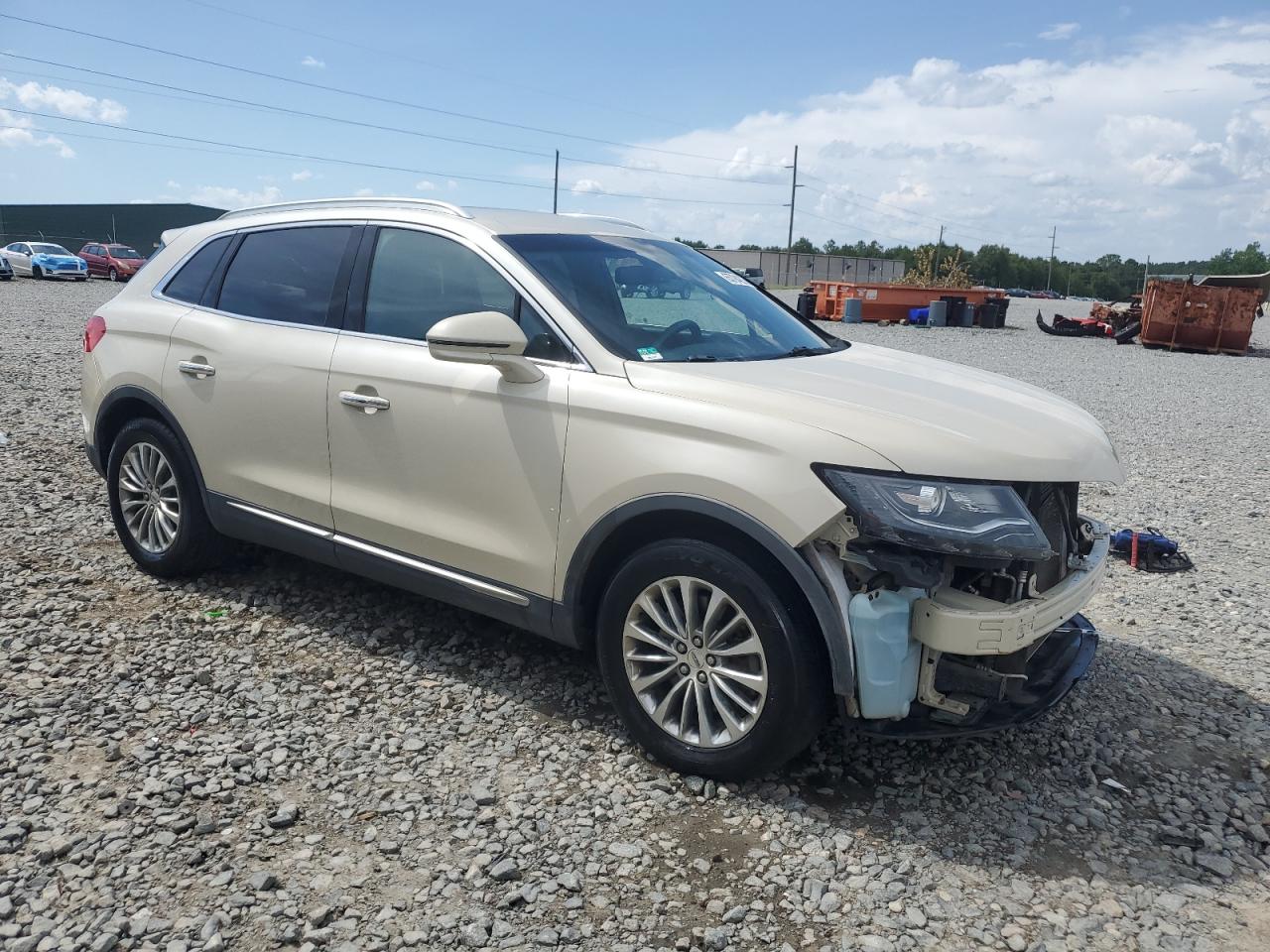 2018 Lincoln Mkx Select Бежевый vin: 2LMPJ6KR8JBL38420