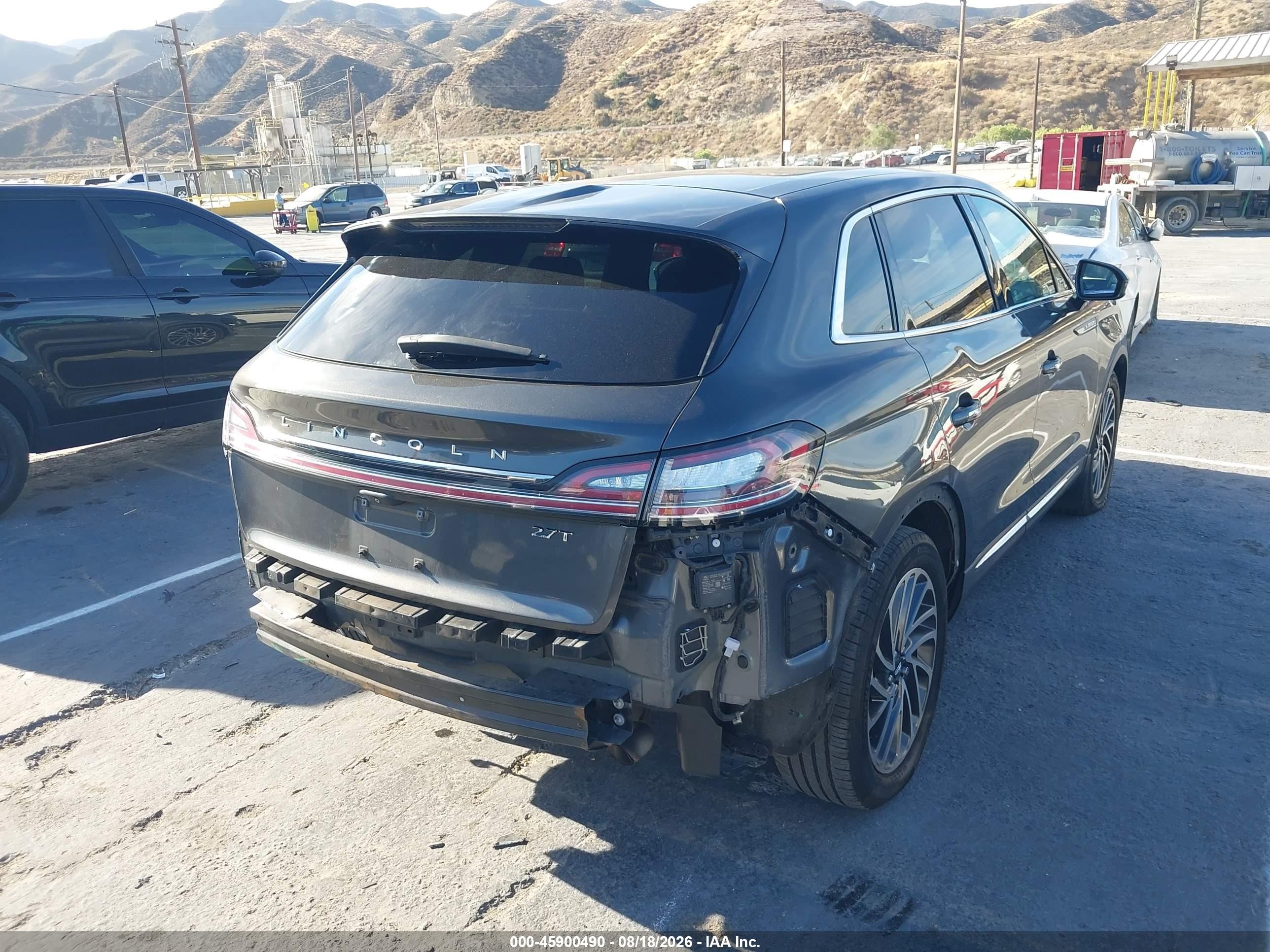 2019 Lincoln Nautilus Reserve Black vin: 2LMPJ6LP7KBL51304