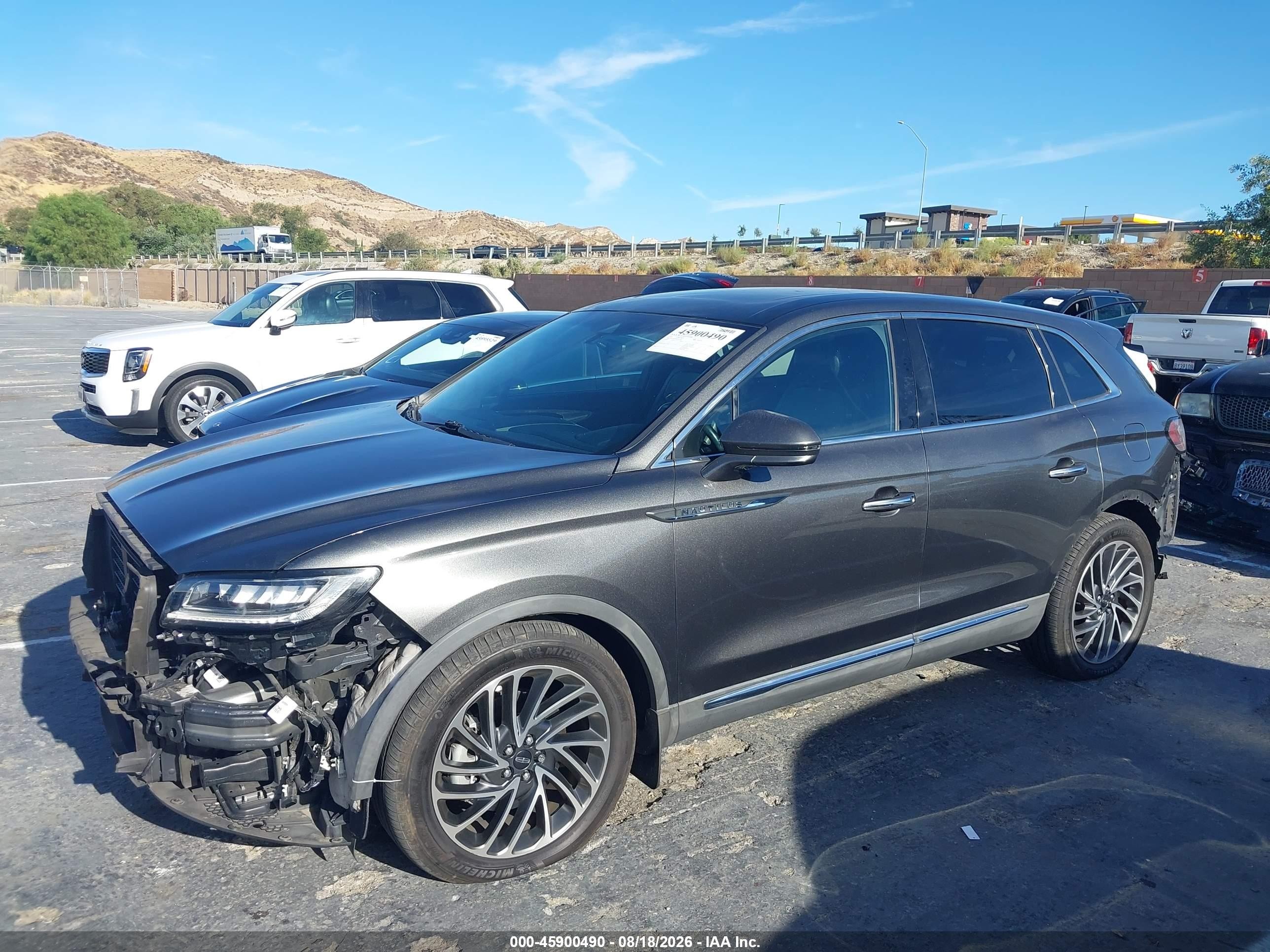 2019 Lincoln Nautilus Reserve Black vin: 2LMPJ6LP7KBL51304