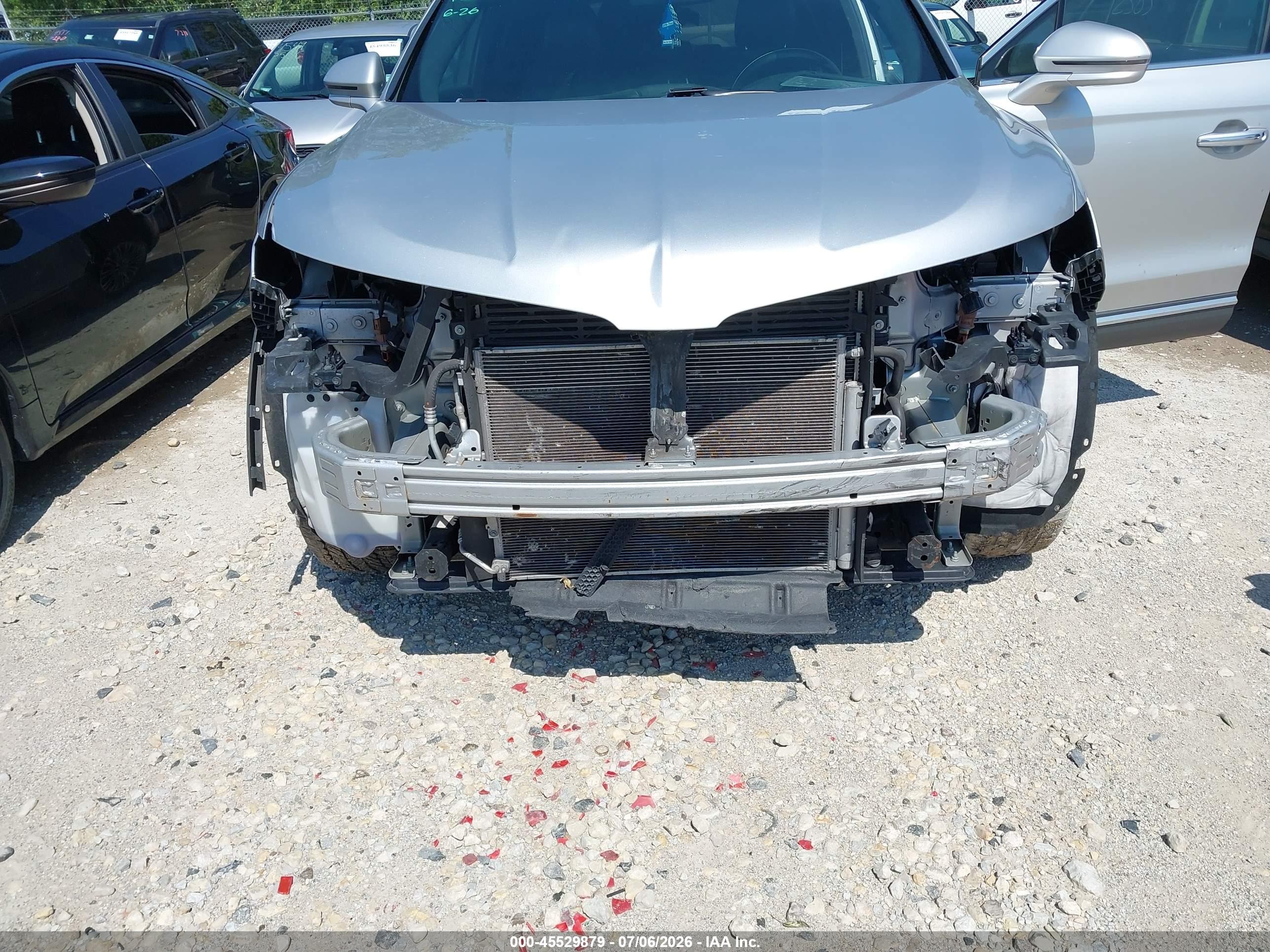 2018 Lincoln Mkx Reserve Серебряный vin: 2LMPJ6LR1JBL12711