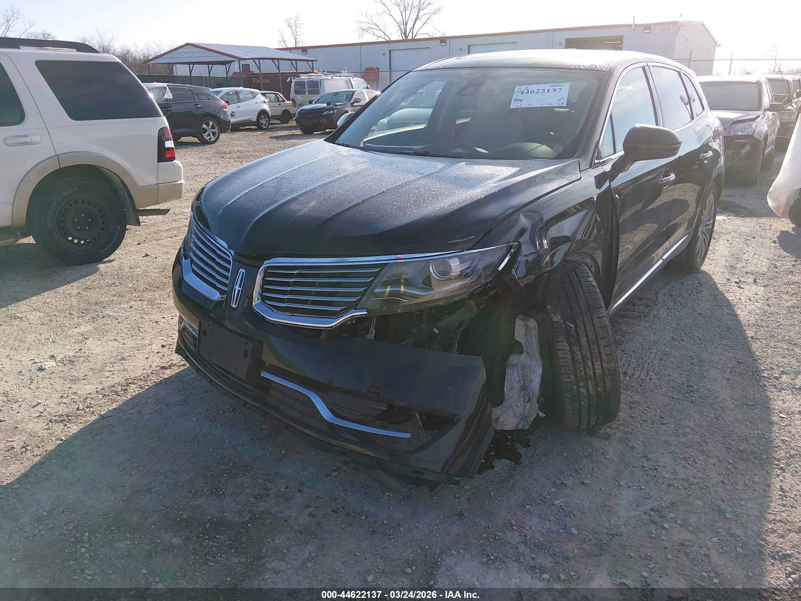2017 Lincoln Mkx Reserve Black vin: 2LMPJ6LR3HBL34882