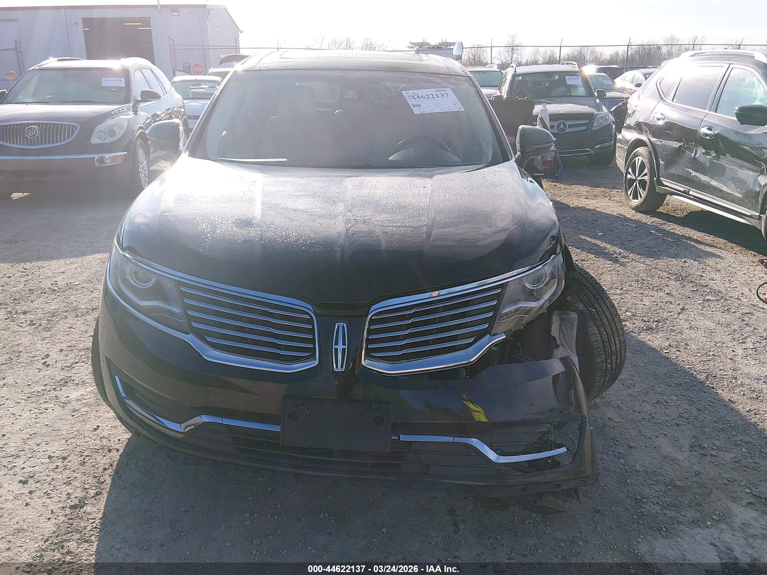 2017 Lincoln Mkx Reserve Black vin: 2LMPJ6LR3HBL34882