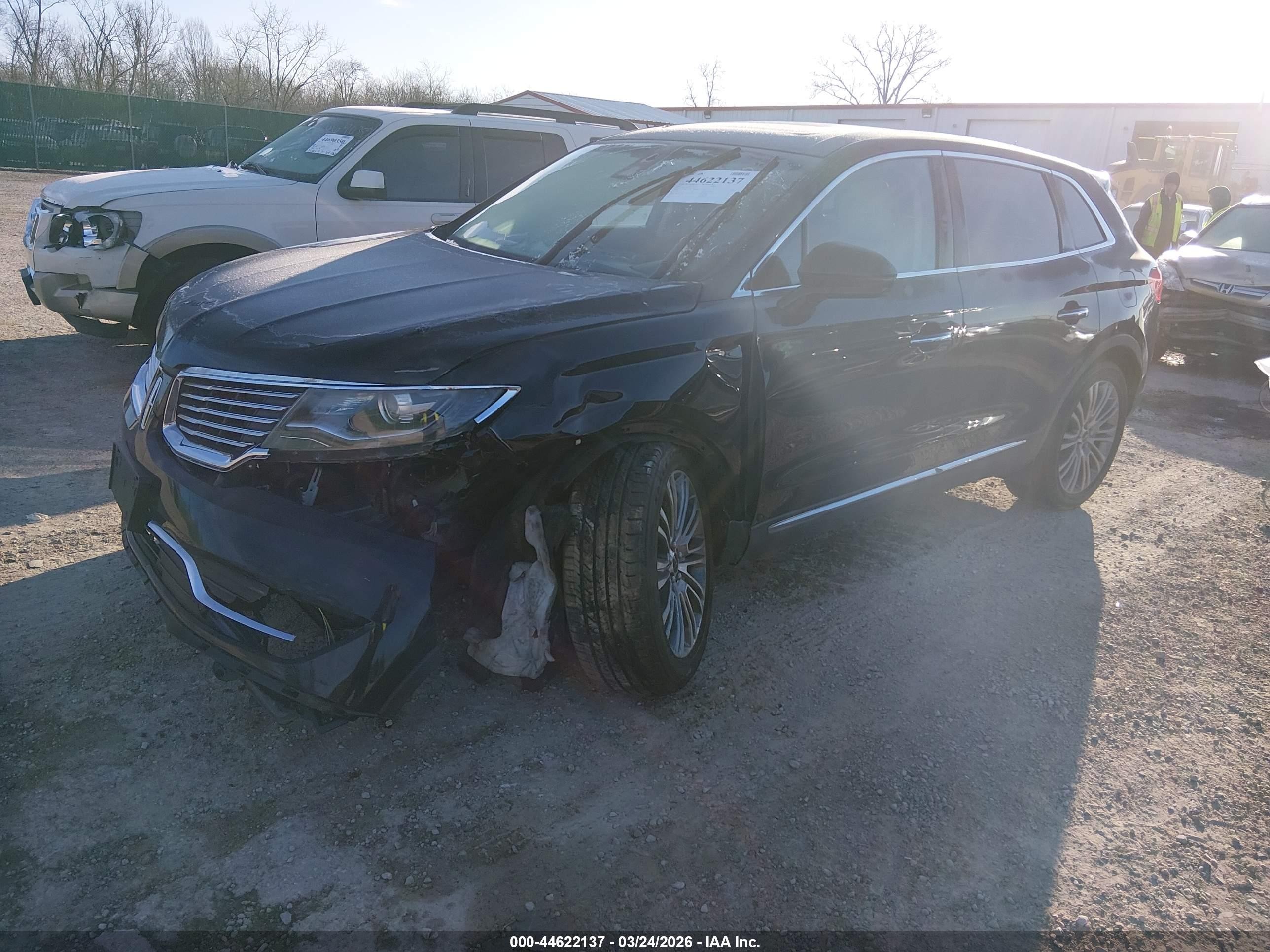 2017 Lincoln Mkx Reserve Black vin: 2LMPJ6LR3HBL34882