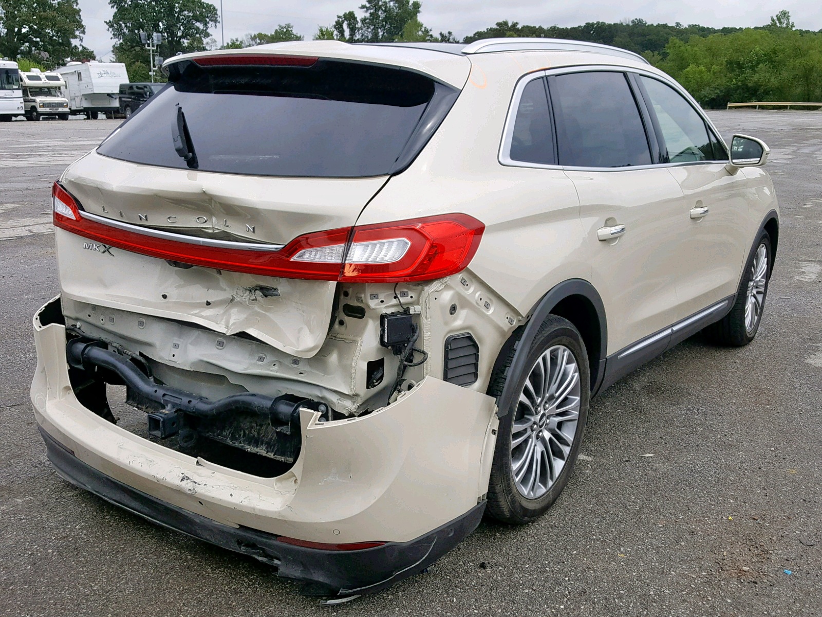 2016 Lincoln Mkx Reserve Кремовый vin: 2LMPJ6LR9GBL82725