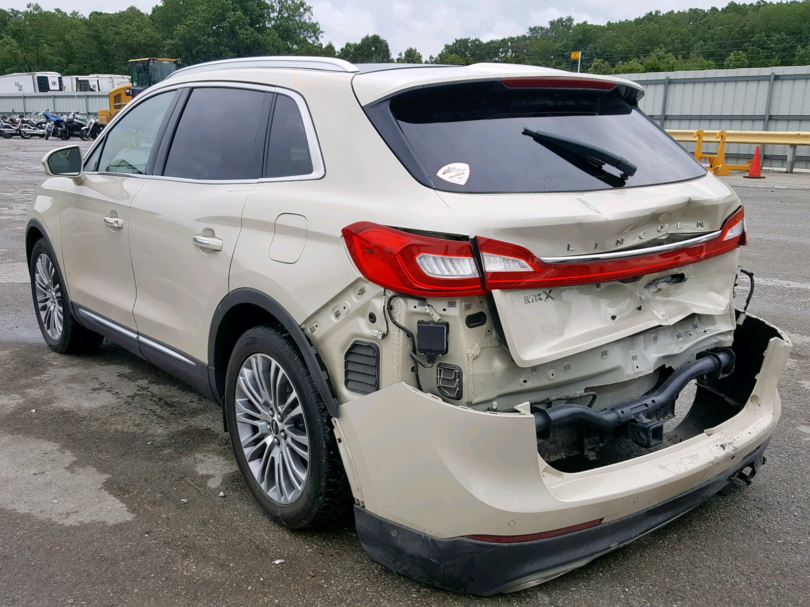 2016 Lincoln Mkx Reserve Кремовый vin: 2LMPJ6LR9GBL82725