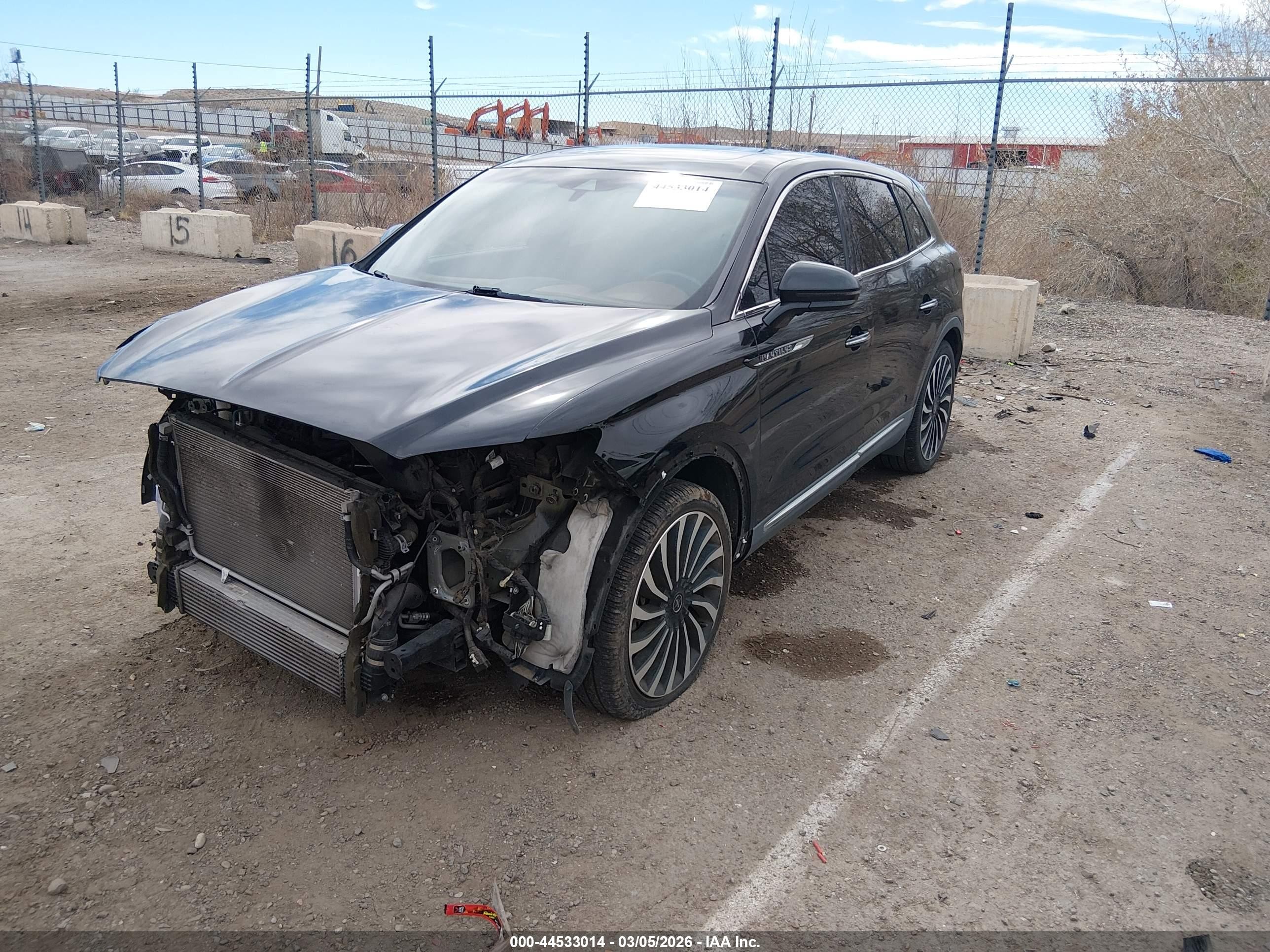 2019 Lincoln Nautilus Black Label Черный vin: 2LMPJ7J94KBL18657