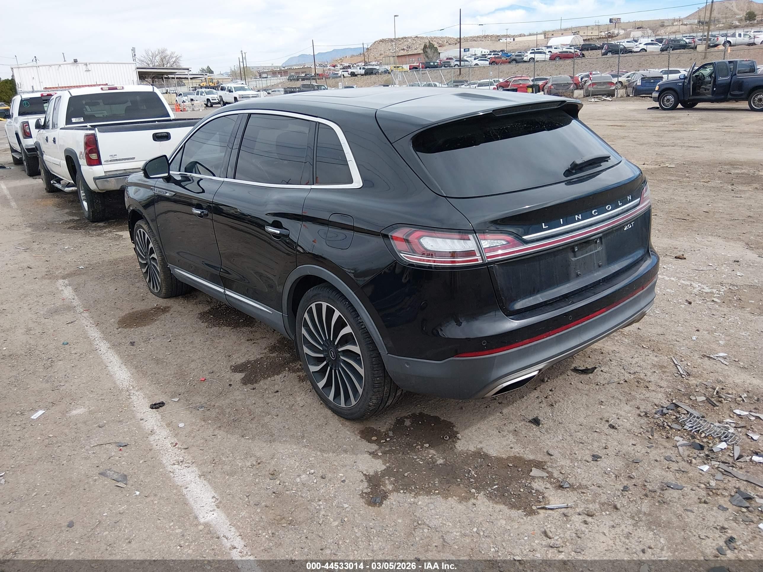 2019 Lincoln Nautilus Black Label Черный vin: 2LMPJ7J94KBL18657