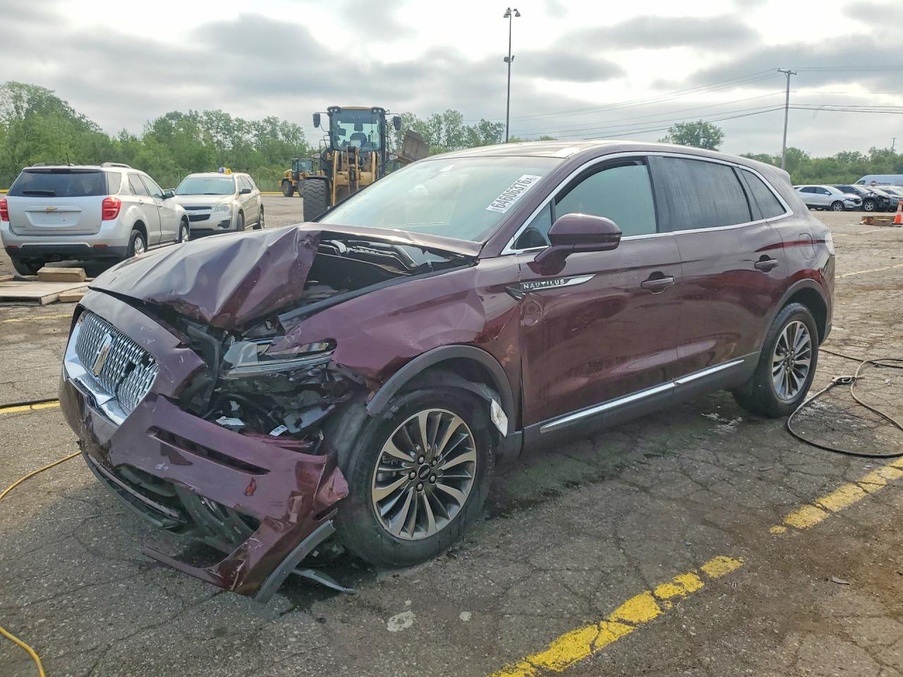 2020 Lincoln Nautilus Burgundy vin: 2LMPJ8J91LBL27713