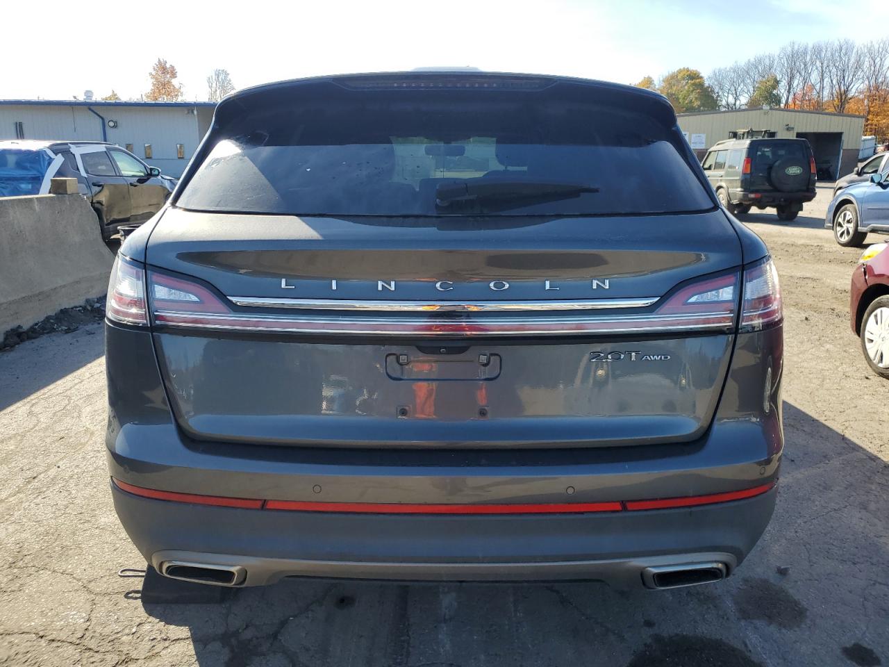 2020 Lincoln Nautilus Gray vin: 2LMPJ8J93LBL12159
