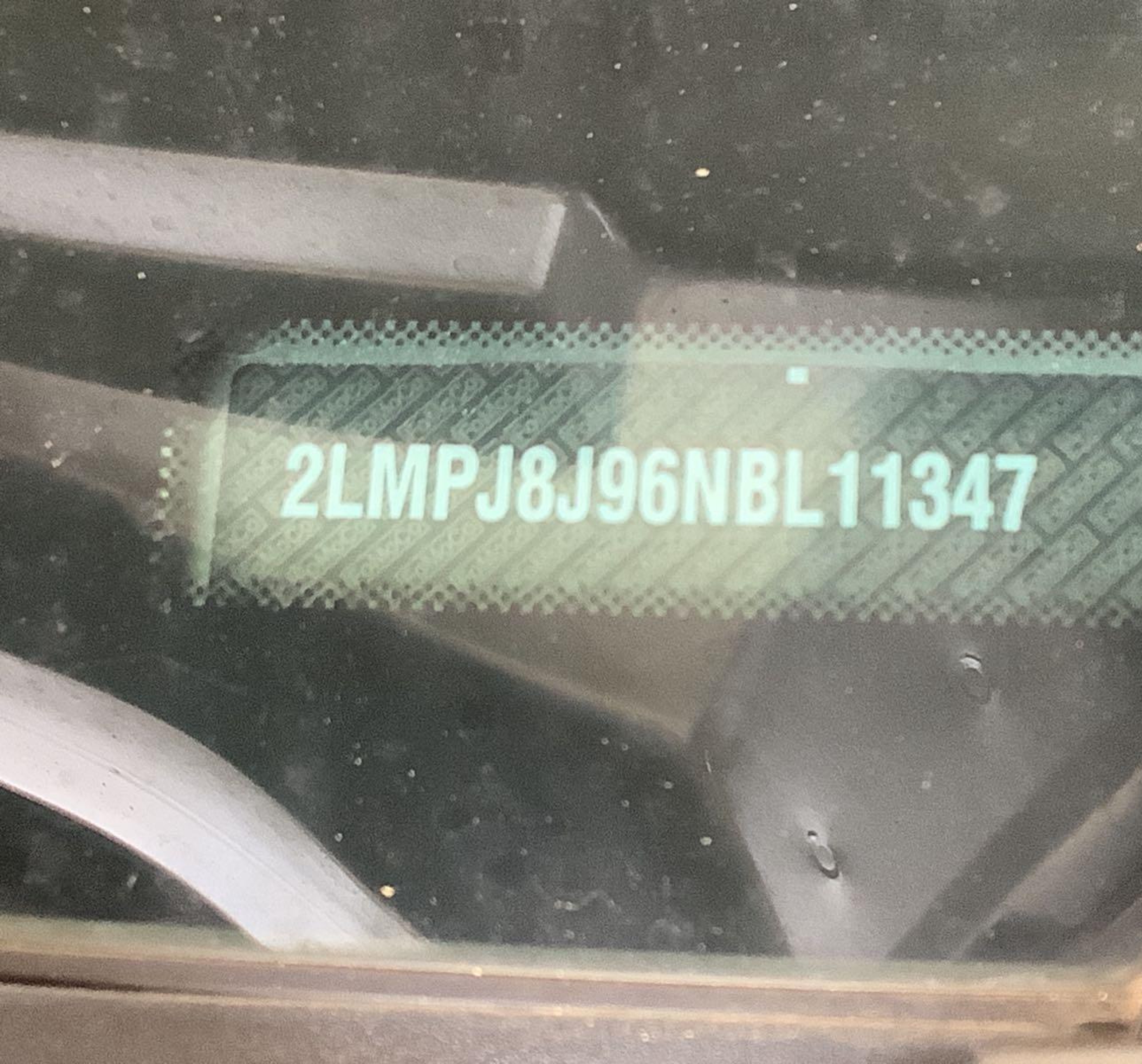 2022 Lincoln Nautilus vin: 2LMPJ8J96NBL11347