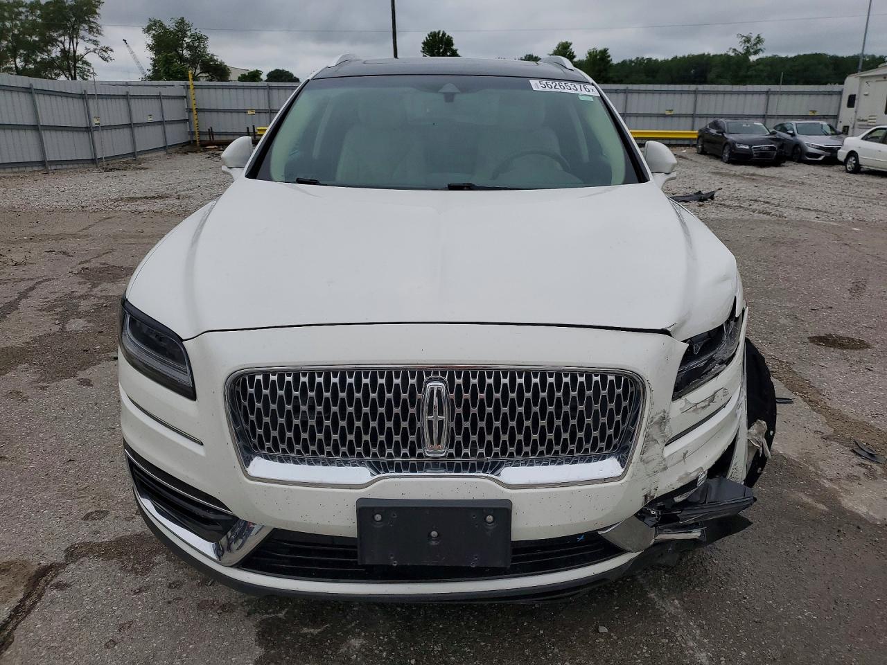 2020 Lincoln Nautilus Reserve White vin: 2LMPJ8K92LBL15892
