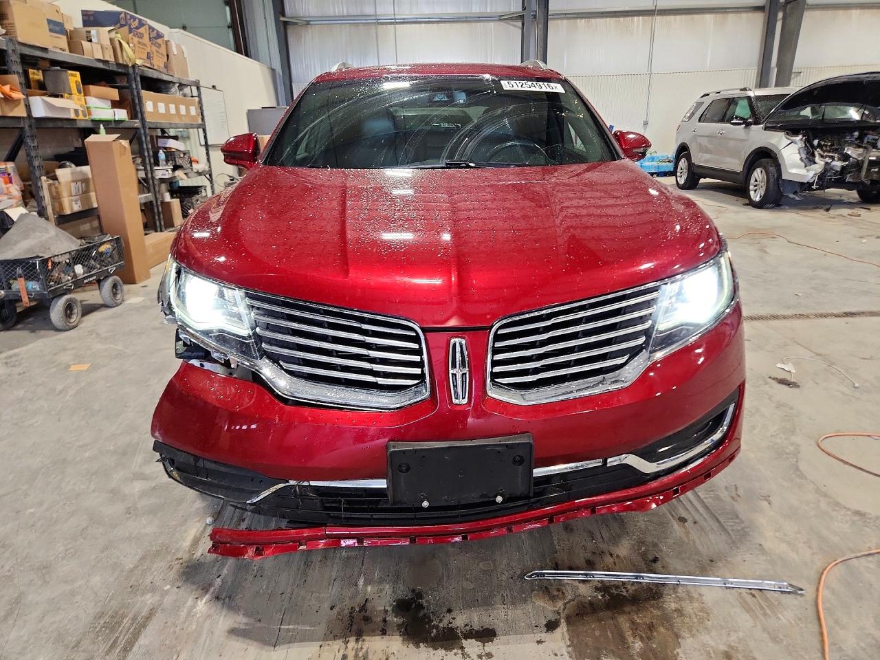 2017 Lincoln Mkx Select Burgundy vin: 2LMPJ8KR5HBL44956