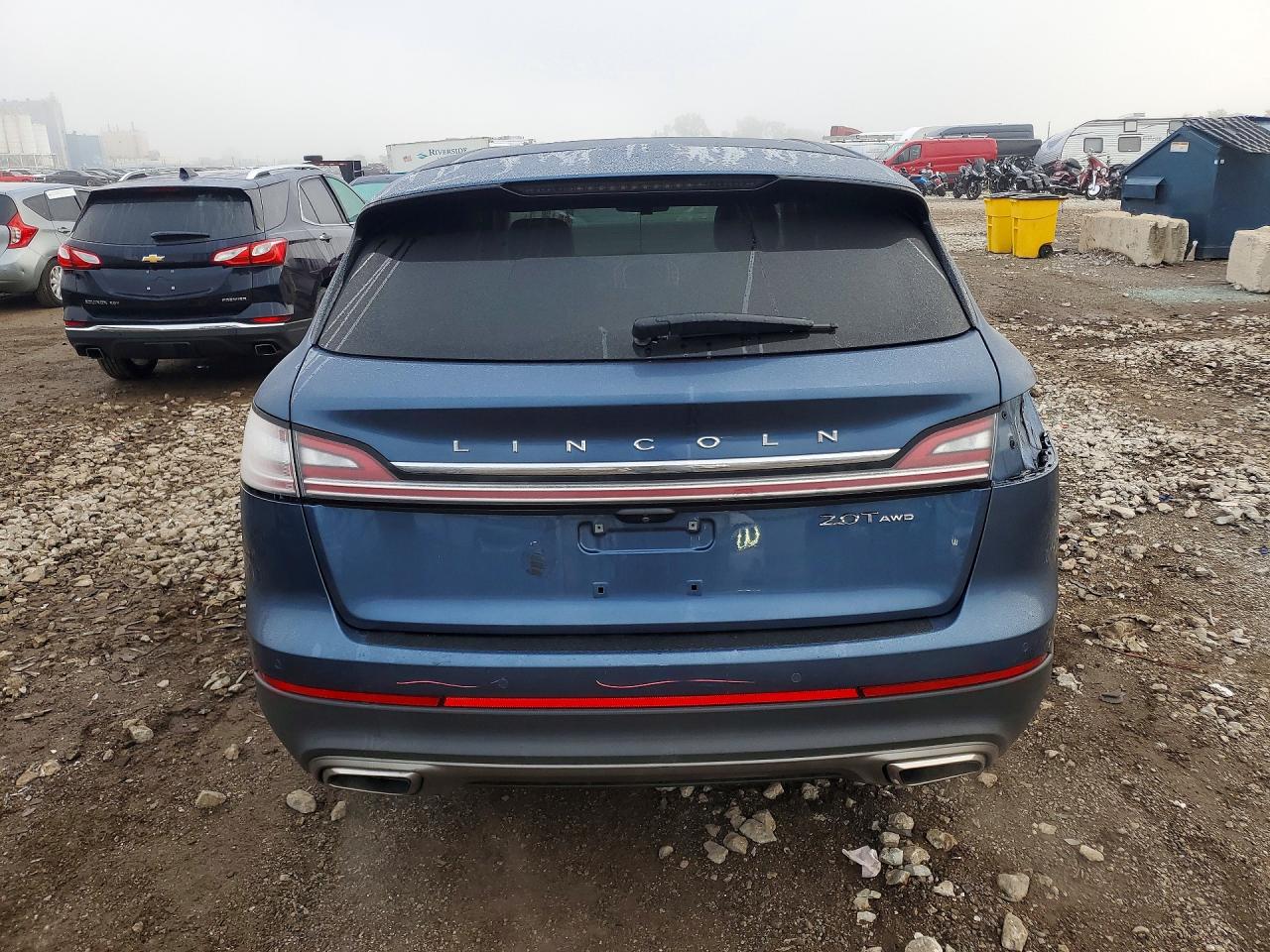 2019 Lincoln Nautilus Reserve Синий vin: 2LMPJ8L92KBL46282