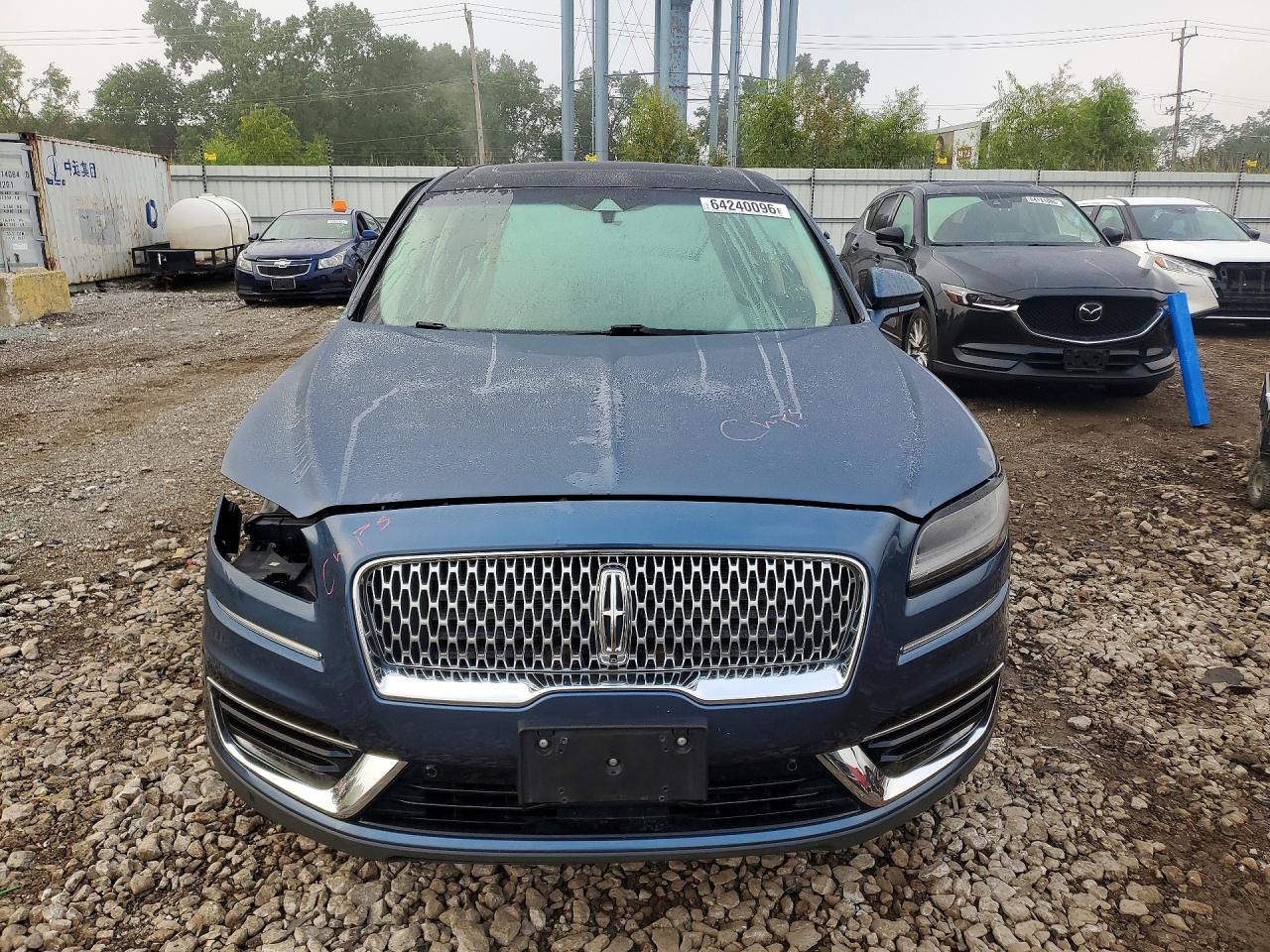 2019 Lincoln Nautilus Reserve Синий vin: 2LMPJ8L92KBL46282