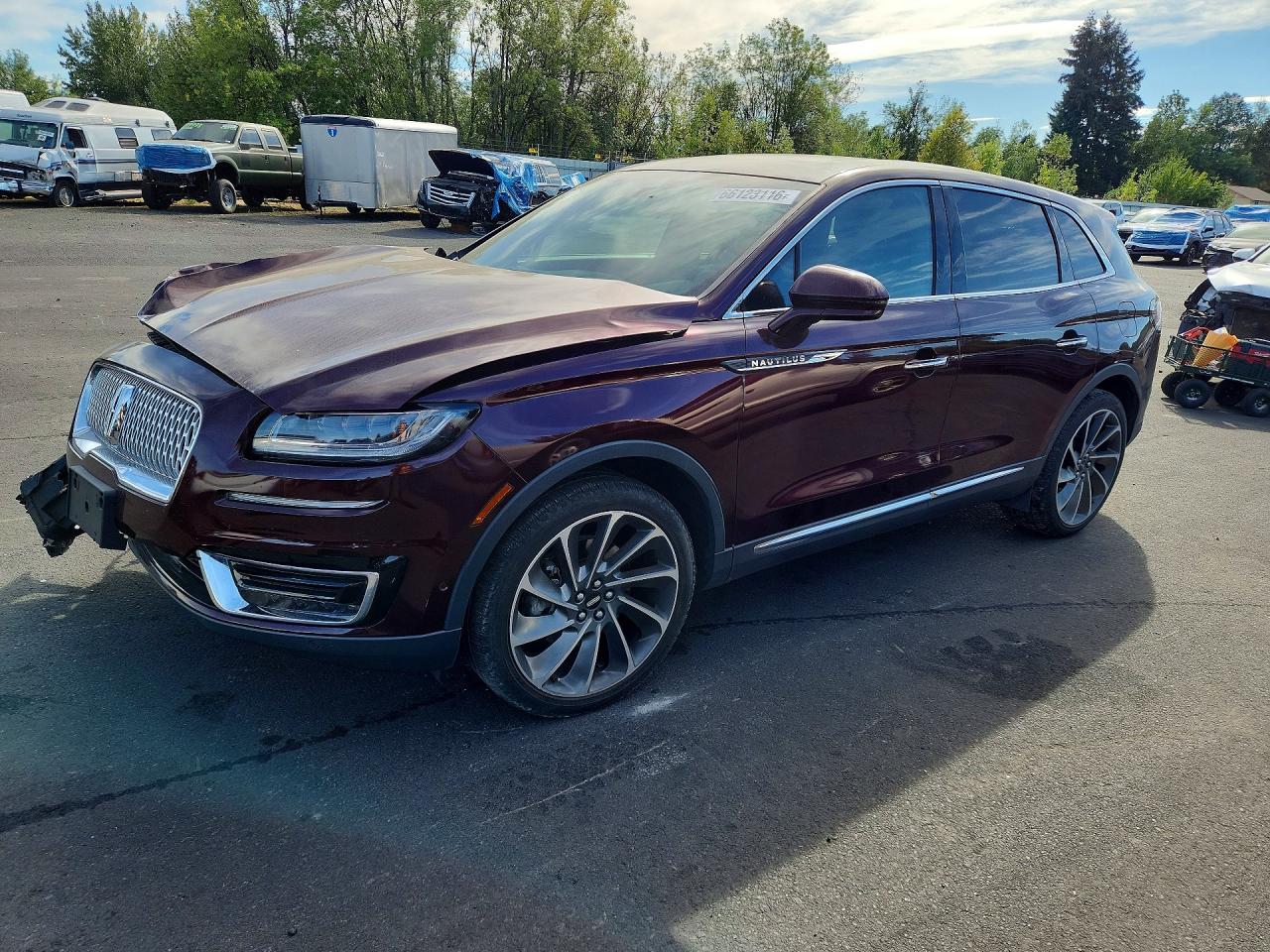 2019 Lincoln Nautilus Reserve Burgundy vin: 2LMPJ8LP3KBL12527