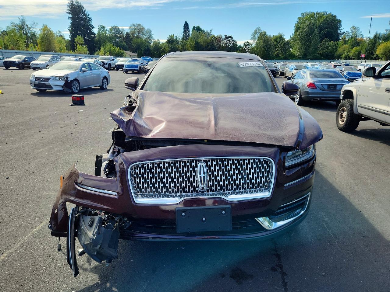2019 Lincoln Nautilus Reserve Burgundy vin: 2LMPJ8LP3KBL12527