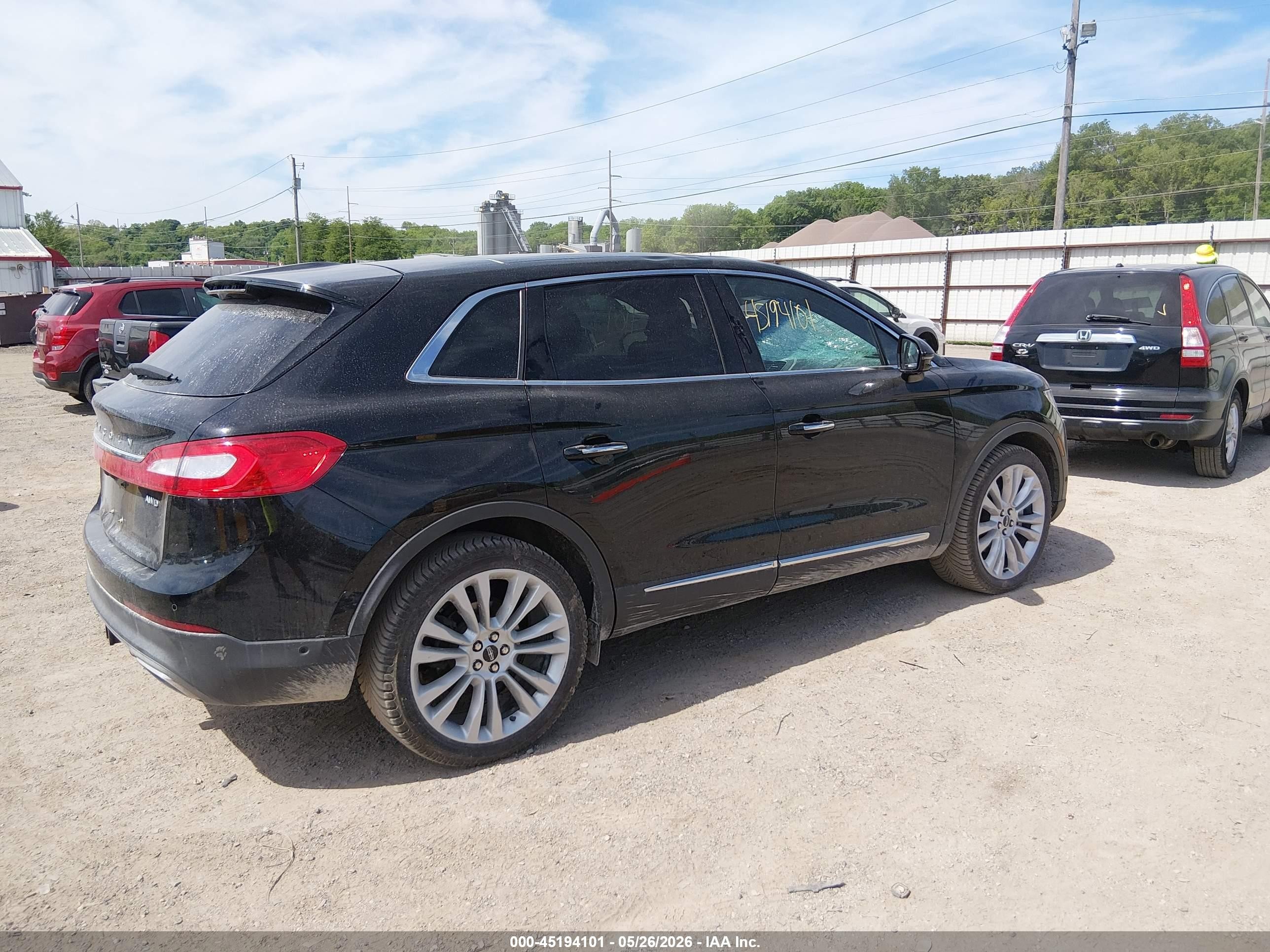 2017 Lincoln Mkx Reserve Black vin: 2LMPJ8LR0HBL14763