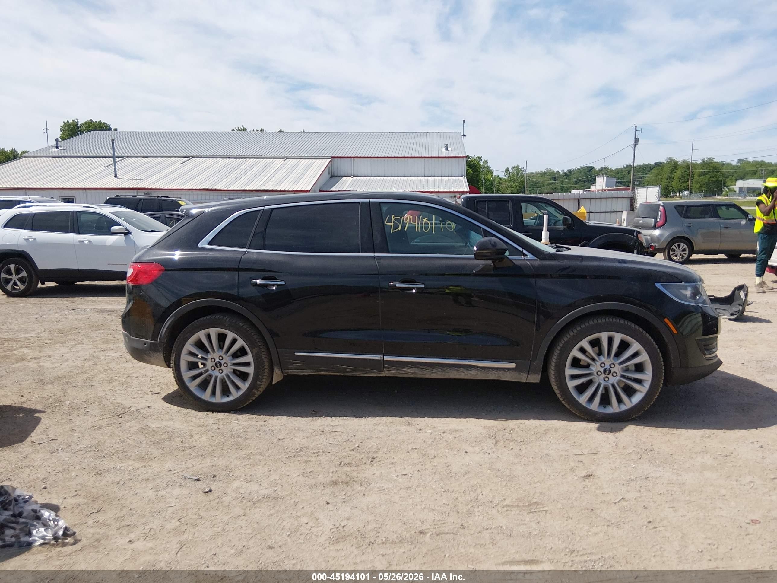2017 Lincoln Mkx Reserve Black vin: 2LMPJ8LR0HBL14763