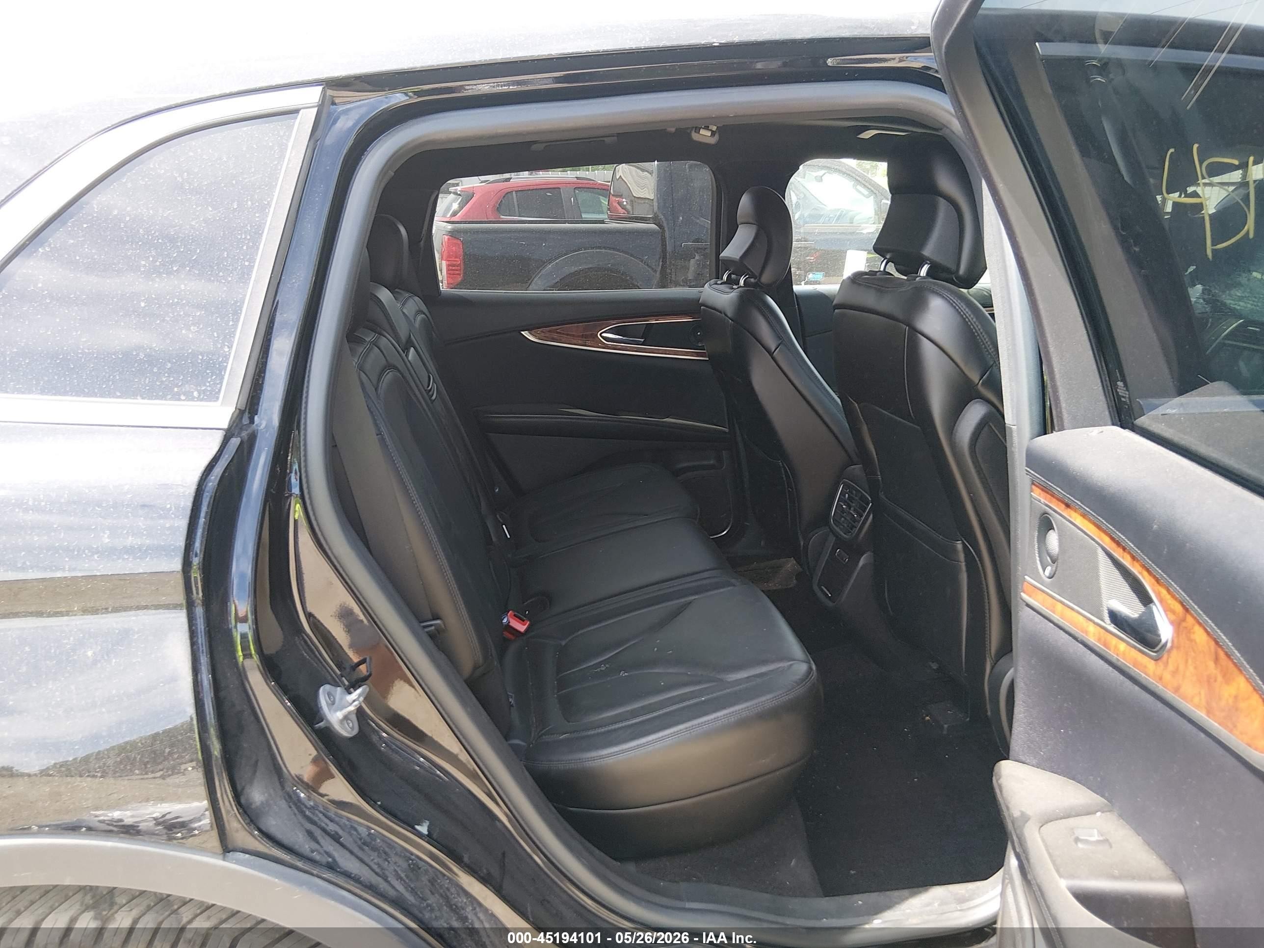 2017 Lincoln Mkx Reserve Black vin: 2LMPJ8LR0HBL14763