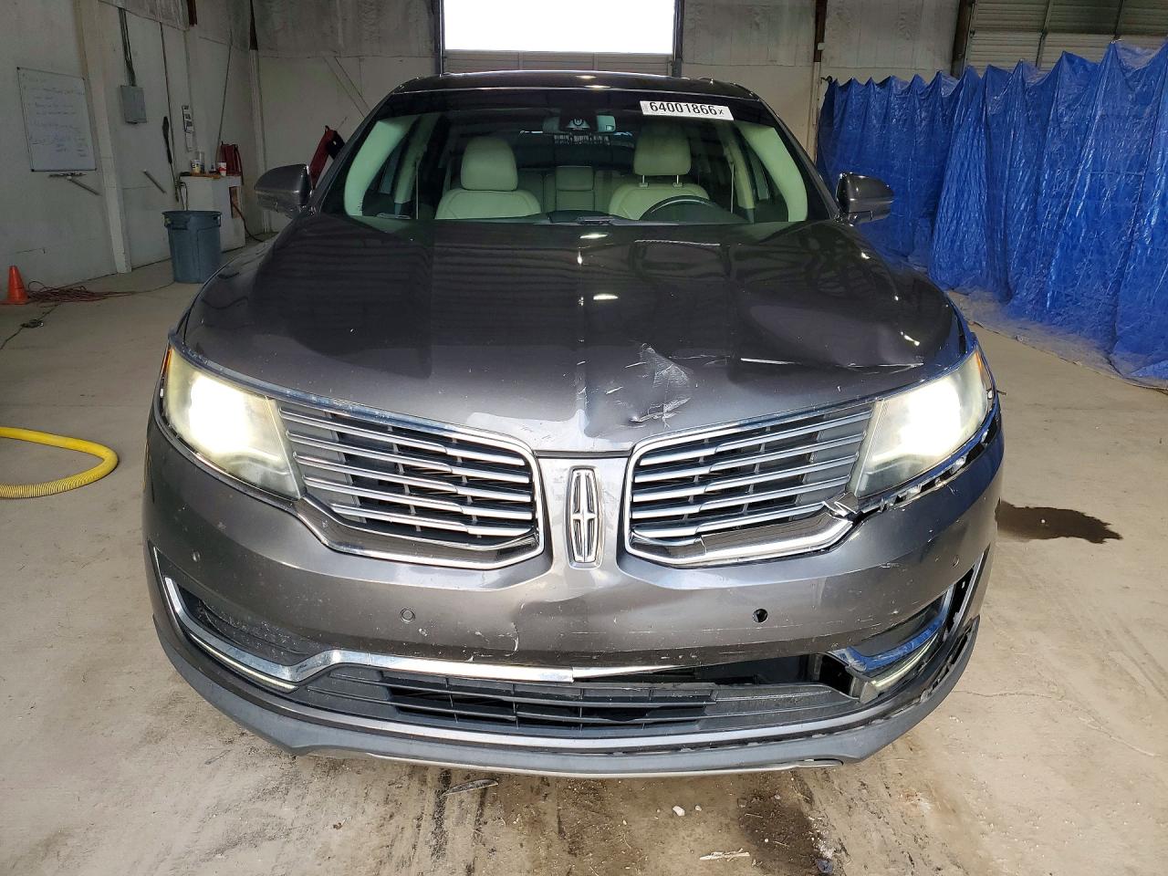 2017 Lincoln Mkx Reserve Gray vin: 2LMPJ8LR0HBL35628