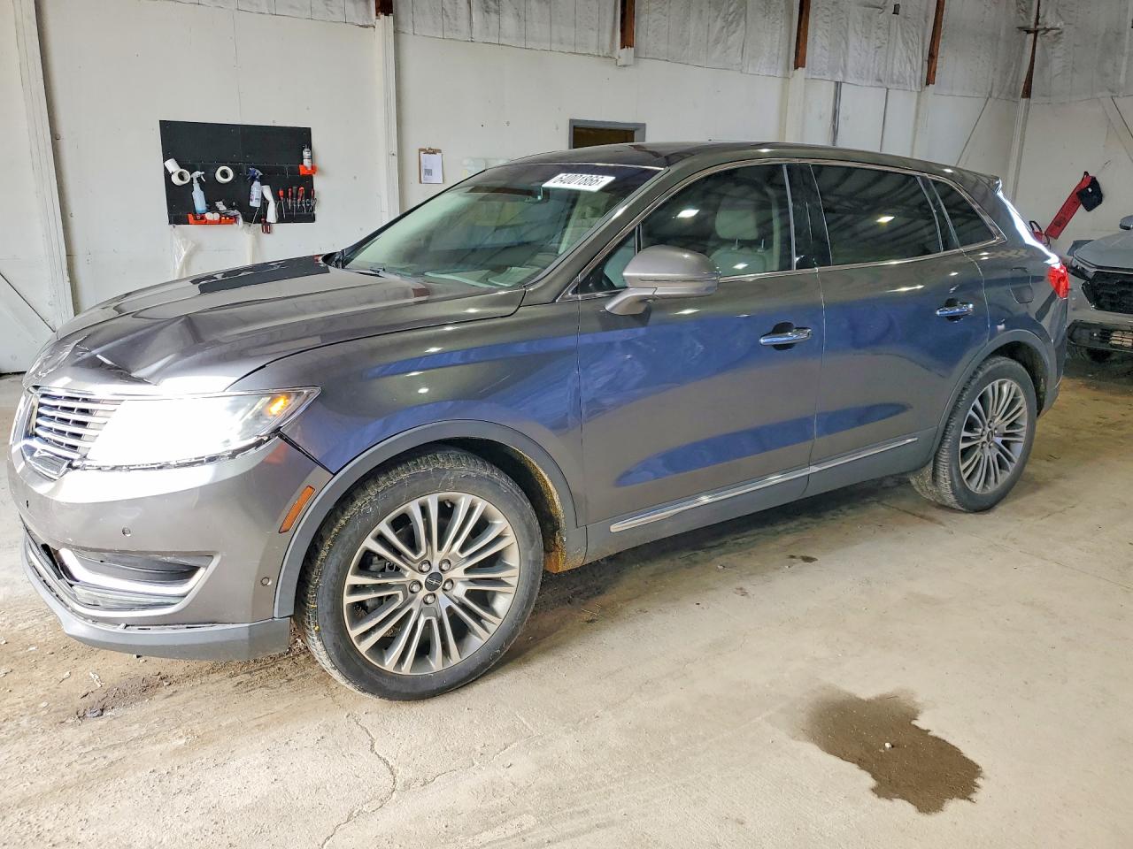 2017 Lincoln Mkx Reserve Gray vin: 2LMPJ8LR0HBL35628