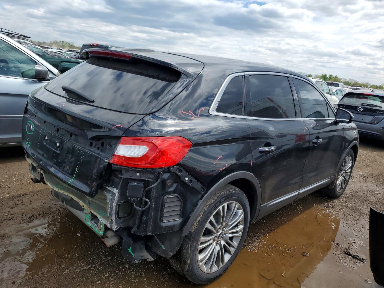 2018 Lincoln Mkx Reserve Черный vin: 2LMPJ8LR3JBL23351