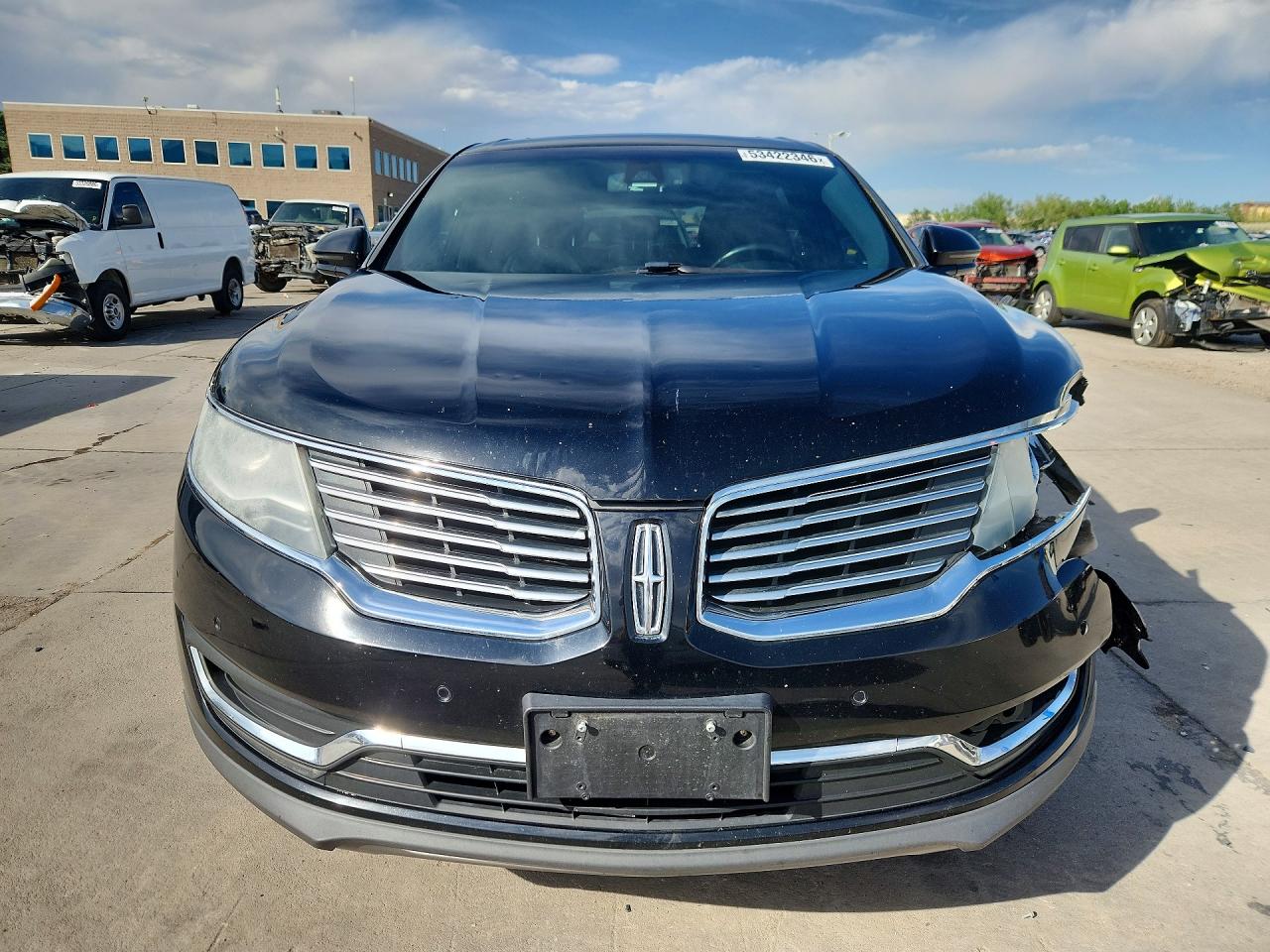 2017 Lincoln Mkx Reserve Black vin: 2LMPJ8LR7HBL50658