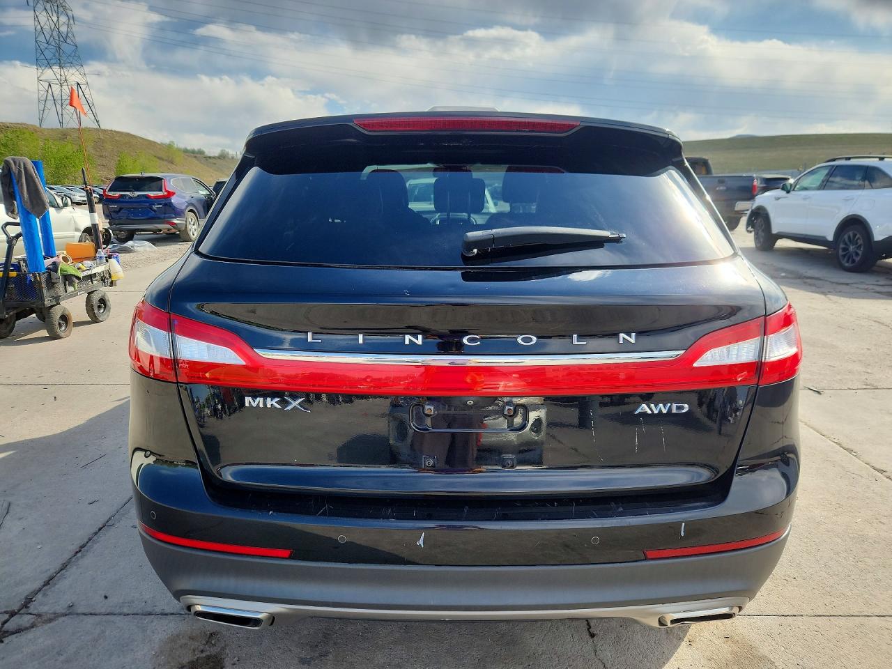 2017 Lincoln Mkx Reserve Black vin: 2LMPJ8LR7HBL50658