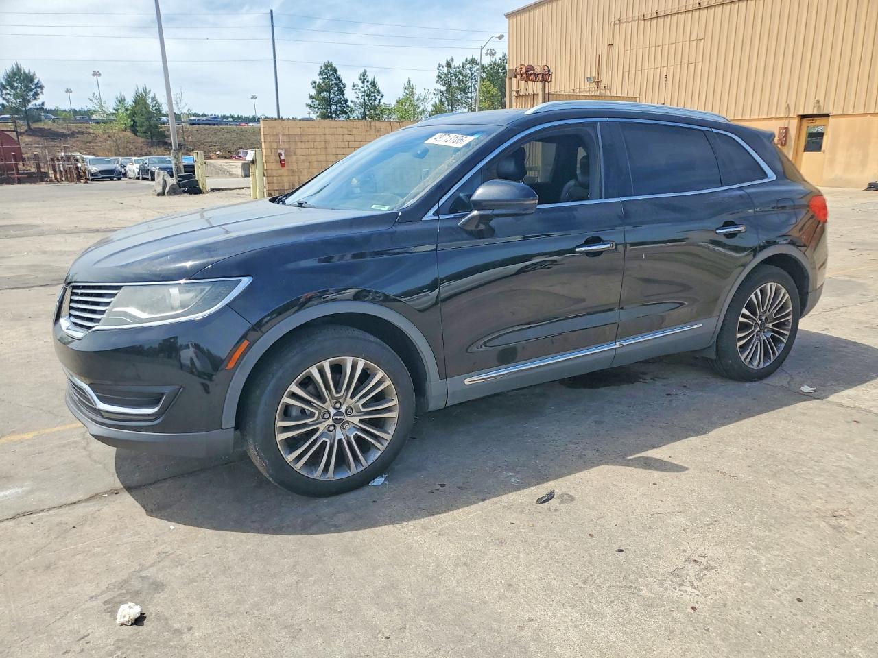2017 Lincoln Mkx Reserve Black vin: 2LMPJ8LR7HBL52667