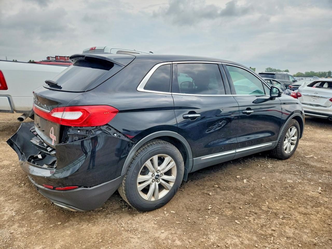 2016 Lincoln Mkx Premiere Черный vin: 2LMTJ6JR3GBL79062