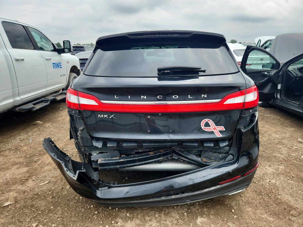 2016 Lincoln Mkx Premiere Черный vin: 2LMTJ6JR3GBL79062