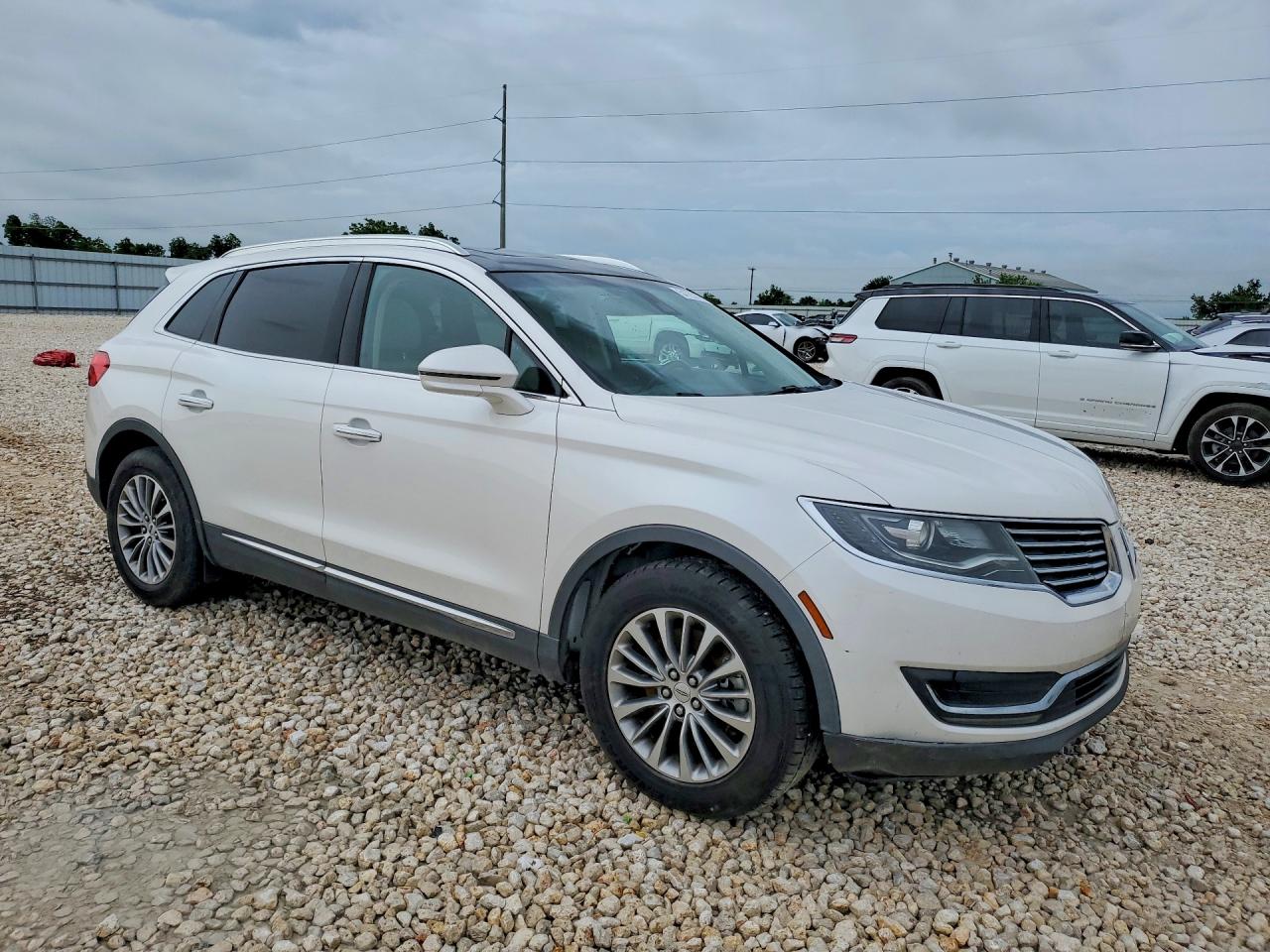 2016 Lincoln Mkx Select White vin: 2LMTJ6KP5GBL79447