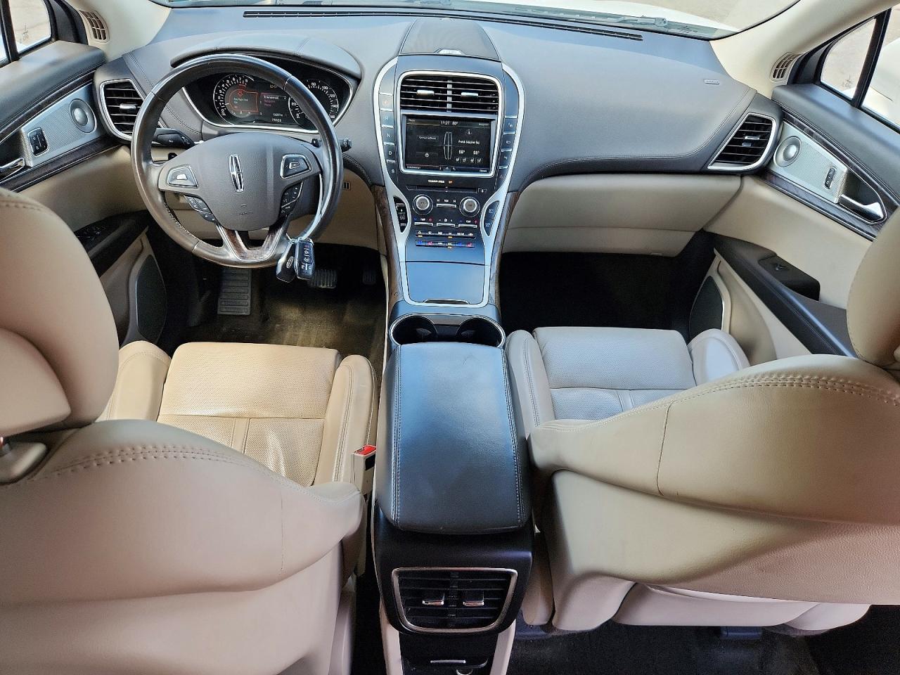 2016 Lincoln Mkx Reserve White vin: 2LMTJ6LR9GBL41106