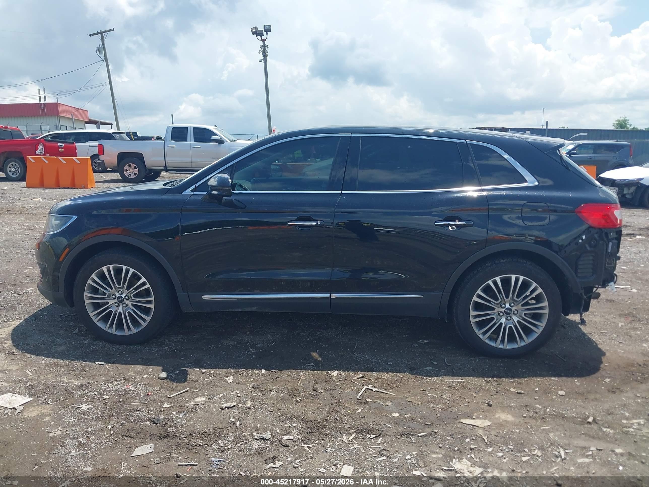2016 Lincoln Mkx Reserve Черный vin: 2LMTJ8LR2GBL59426