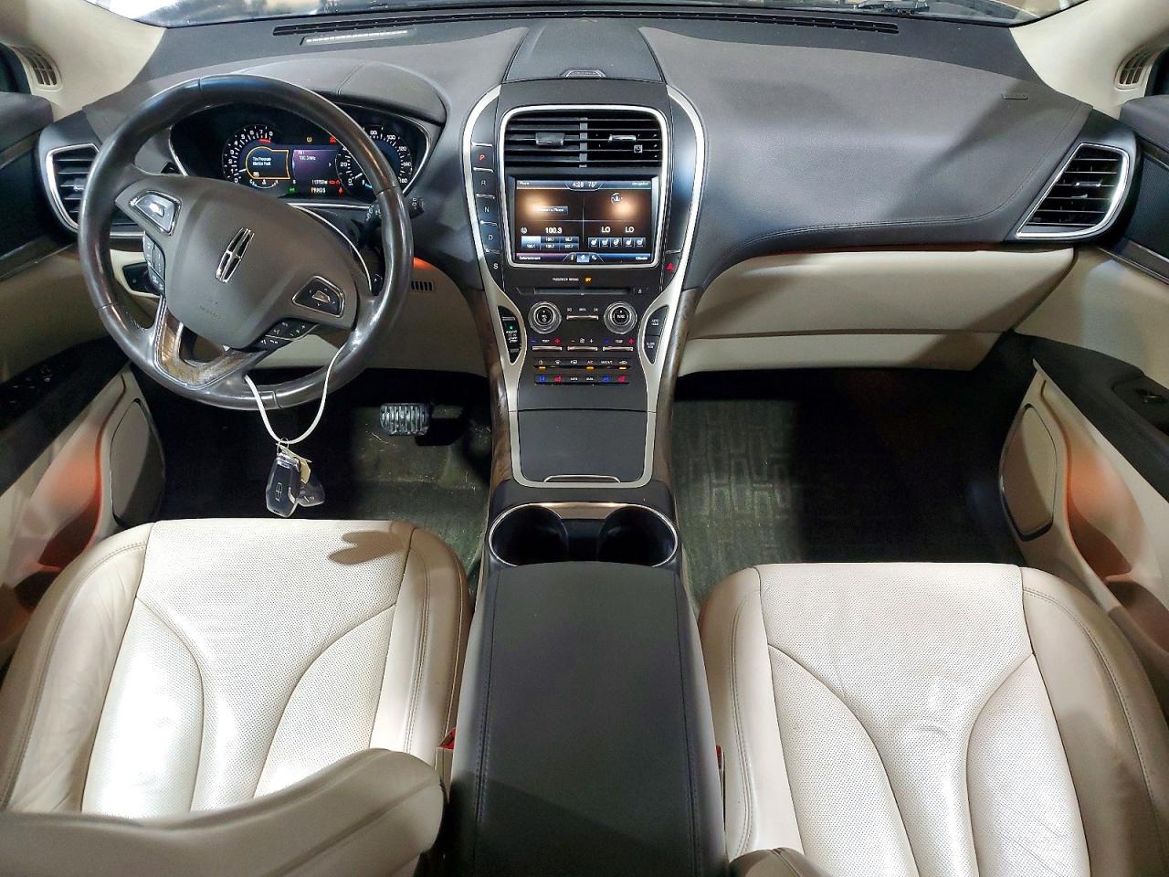 2016 Lincoln Mkx Reserve White vin: 2LMTJ8LR8GBL43490
