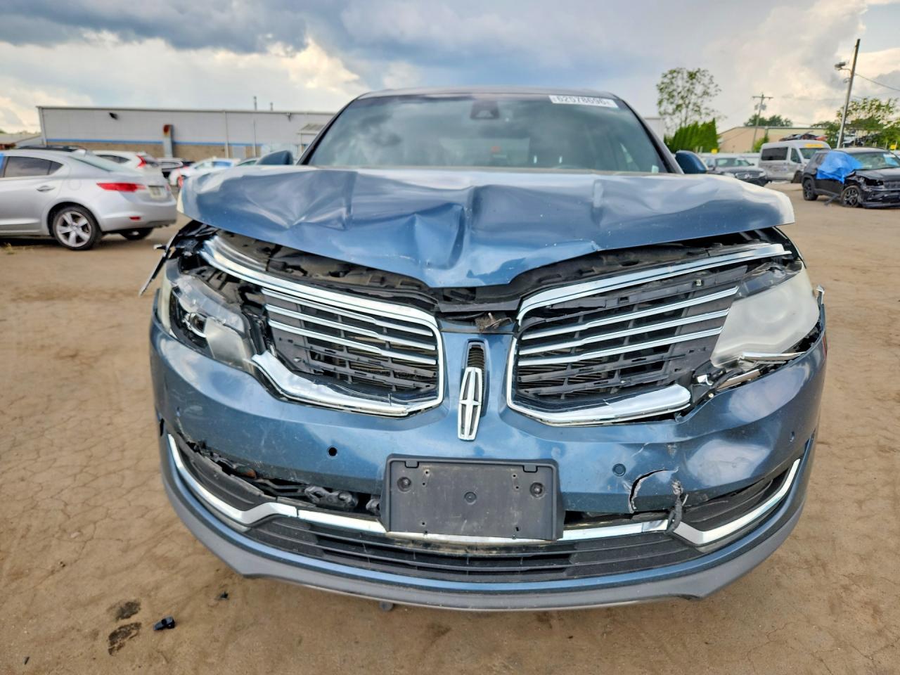 2016 Lincoln Mkx Reserve Blue vin: 2LMTJ8LR9GBL32076